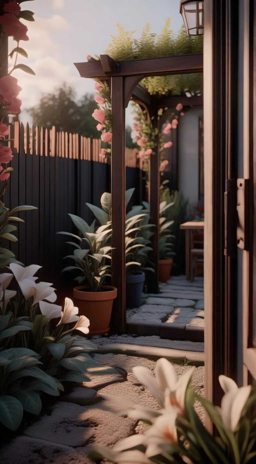 ai character: Grow a garden background