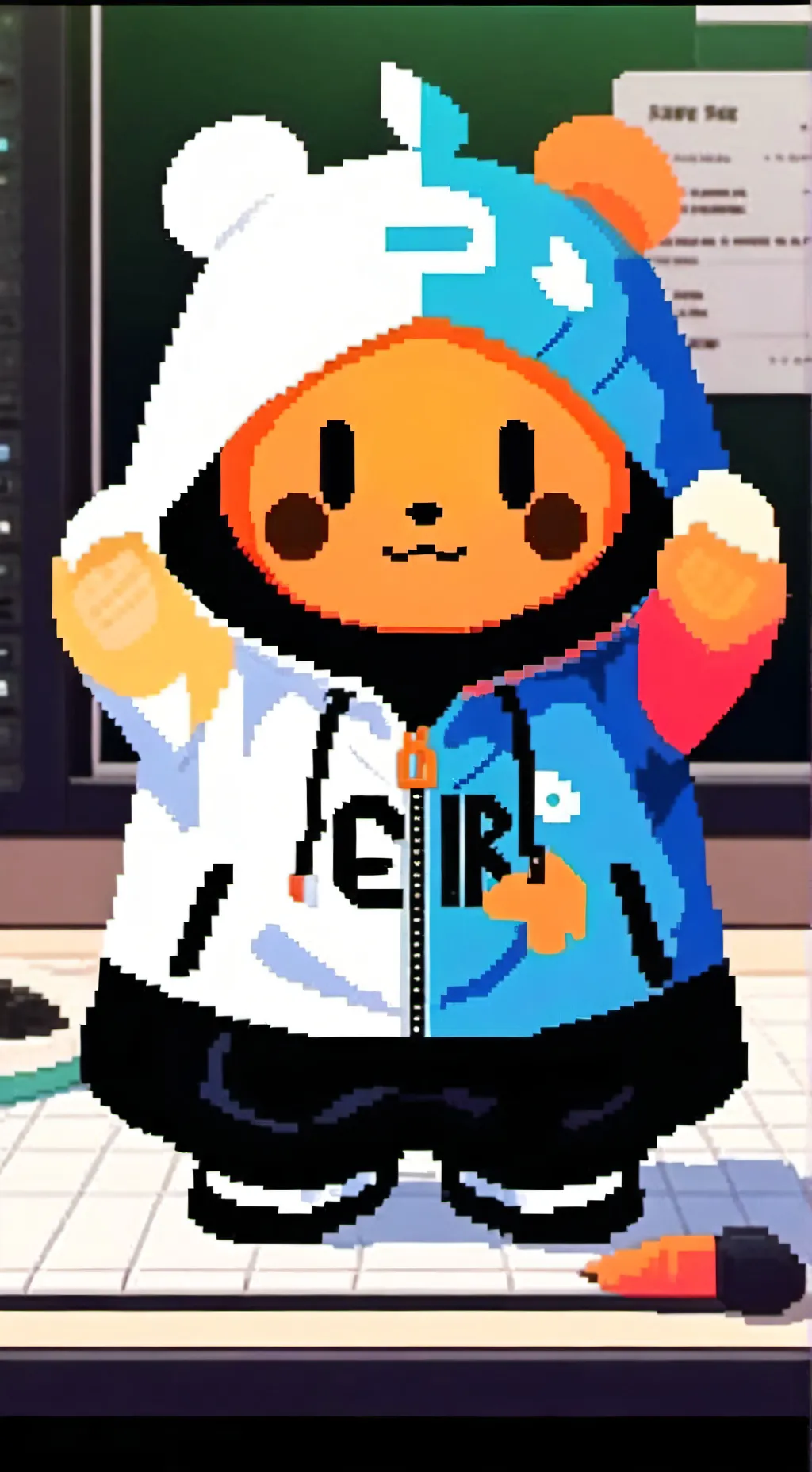 ai character: This is for homewo background