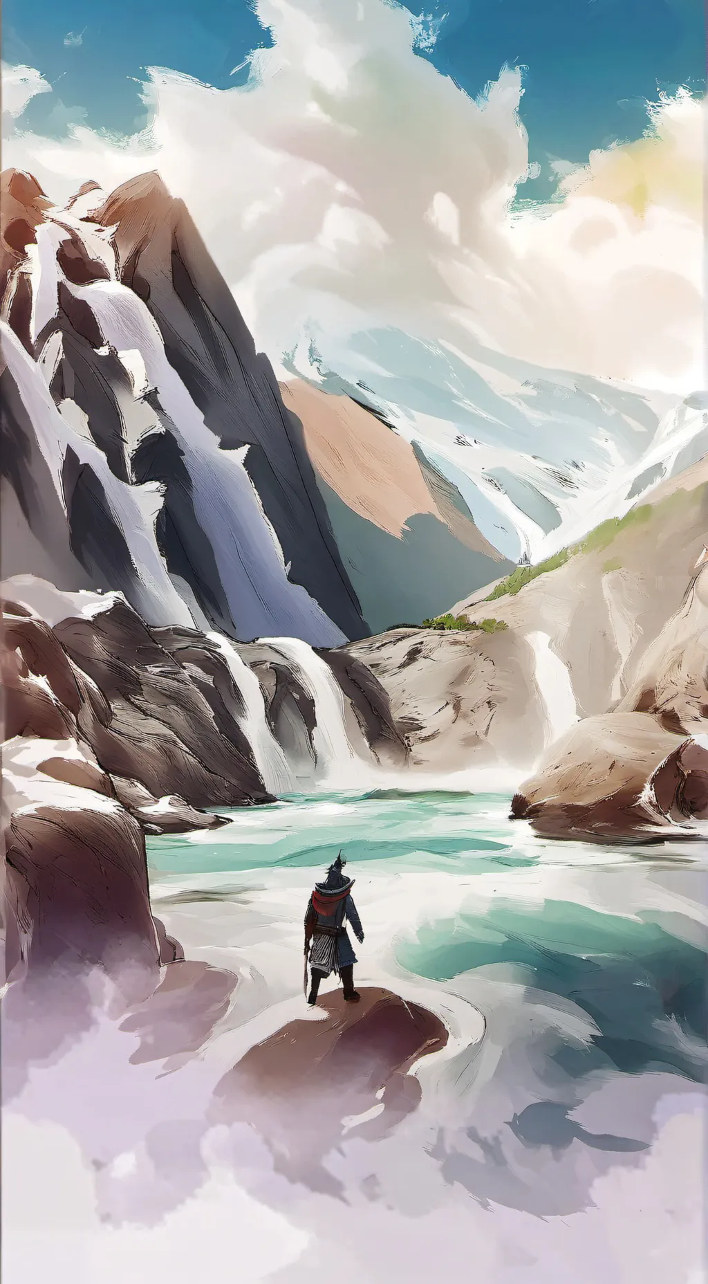 ai character: Hashira background