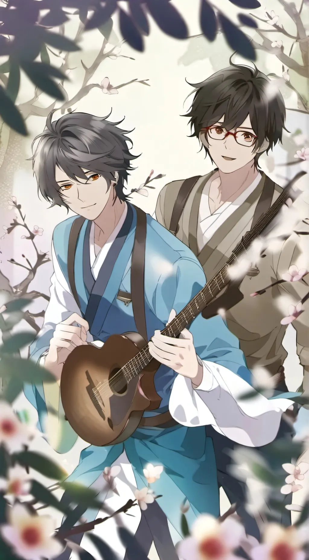 ai character: James and mikle background