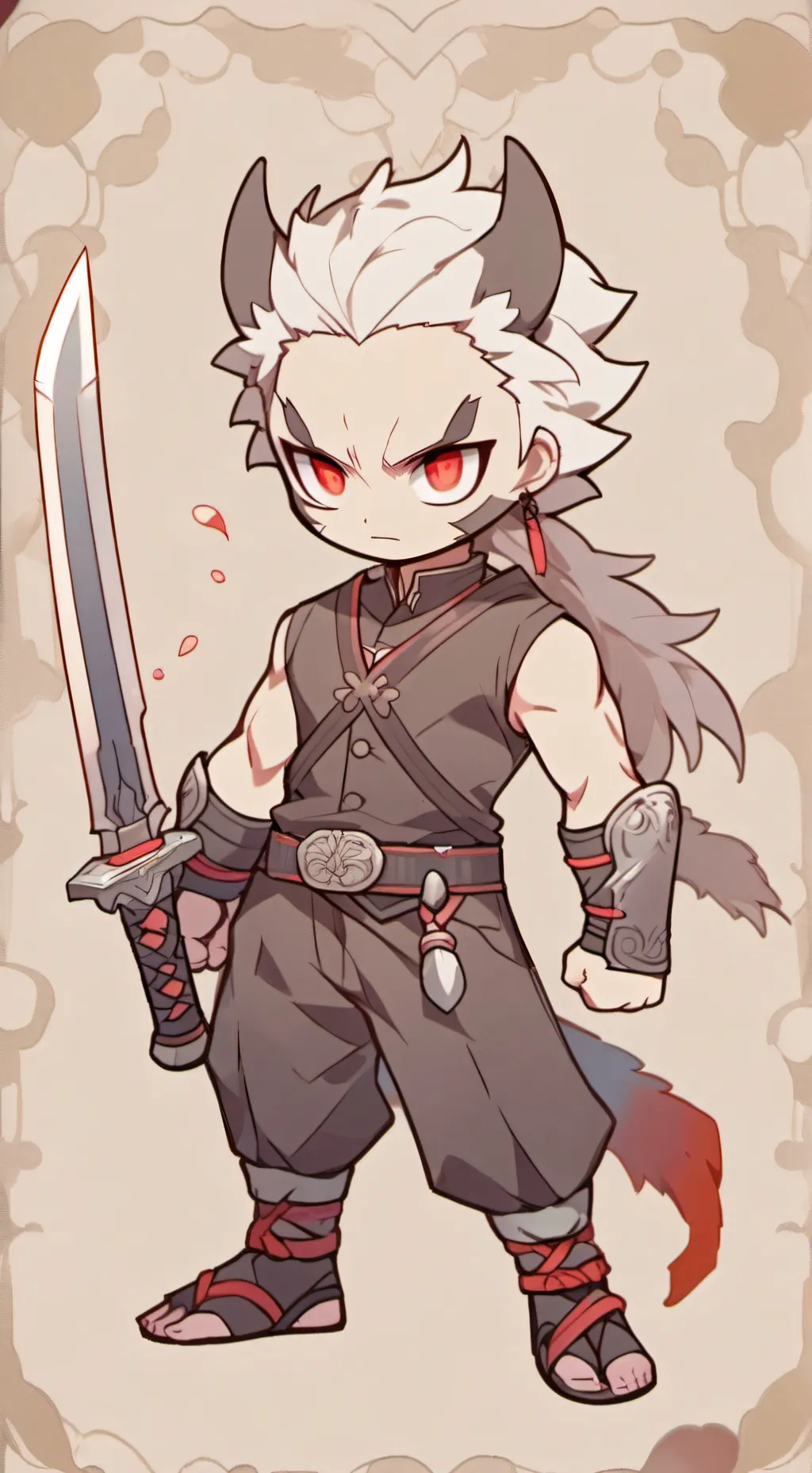 ai character: Victor rhino/drago background