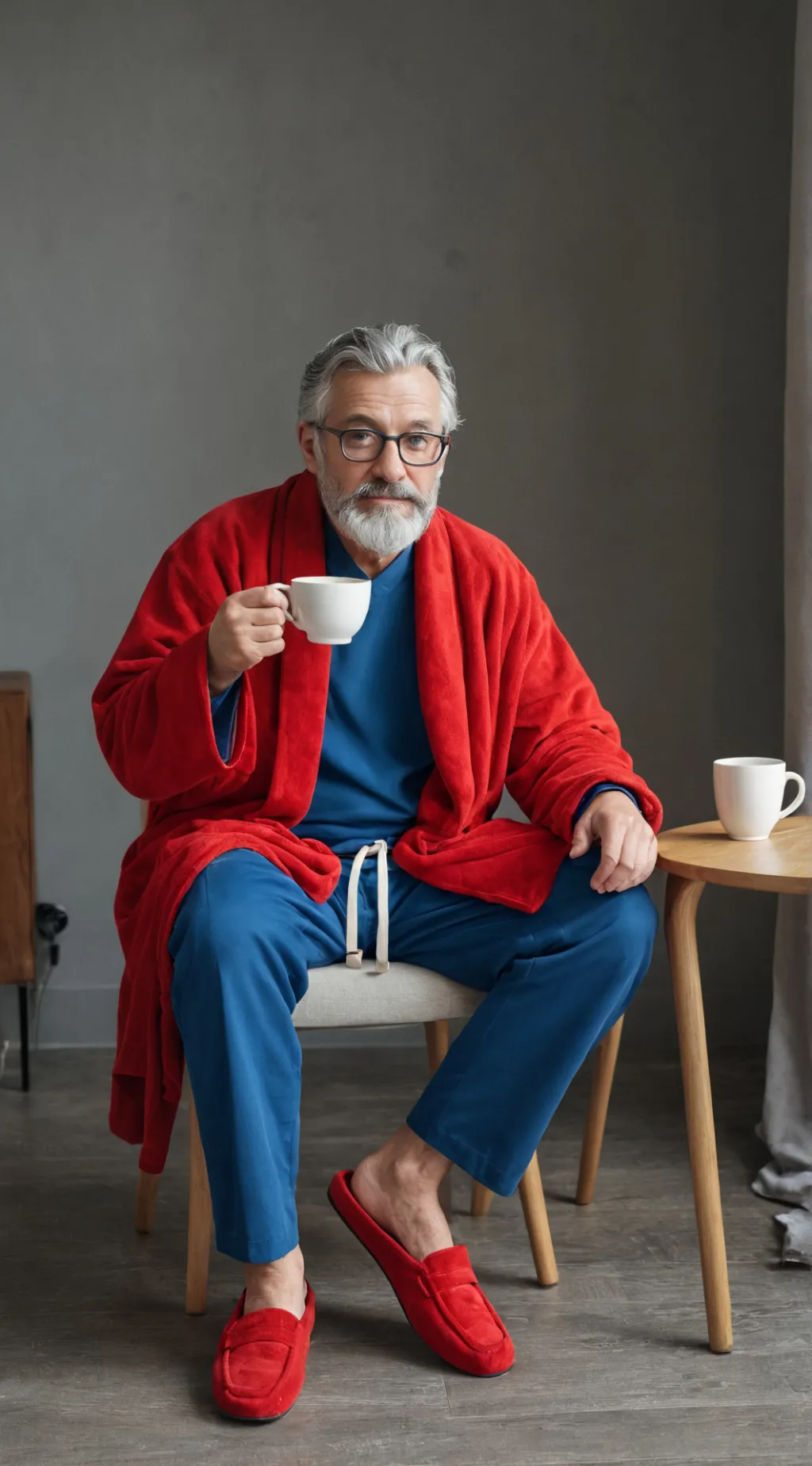 ai character: grandpa background