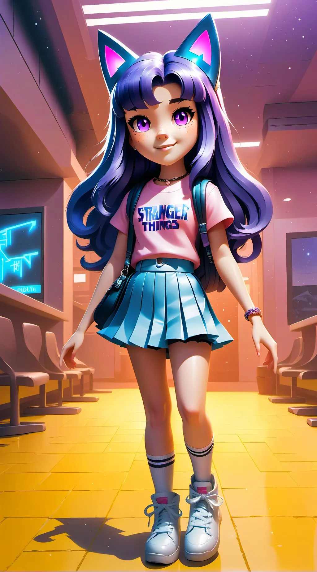 ai character: Sarah background