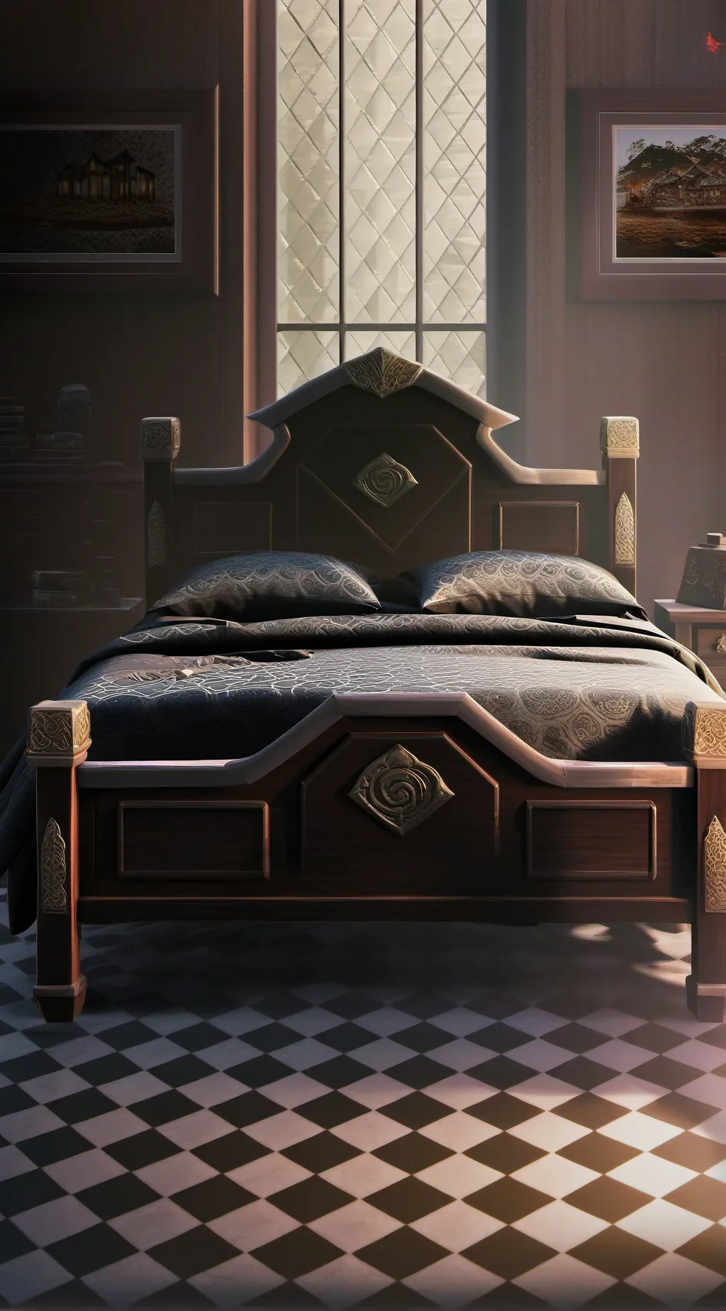 ai character: Heat bed background