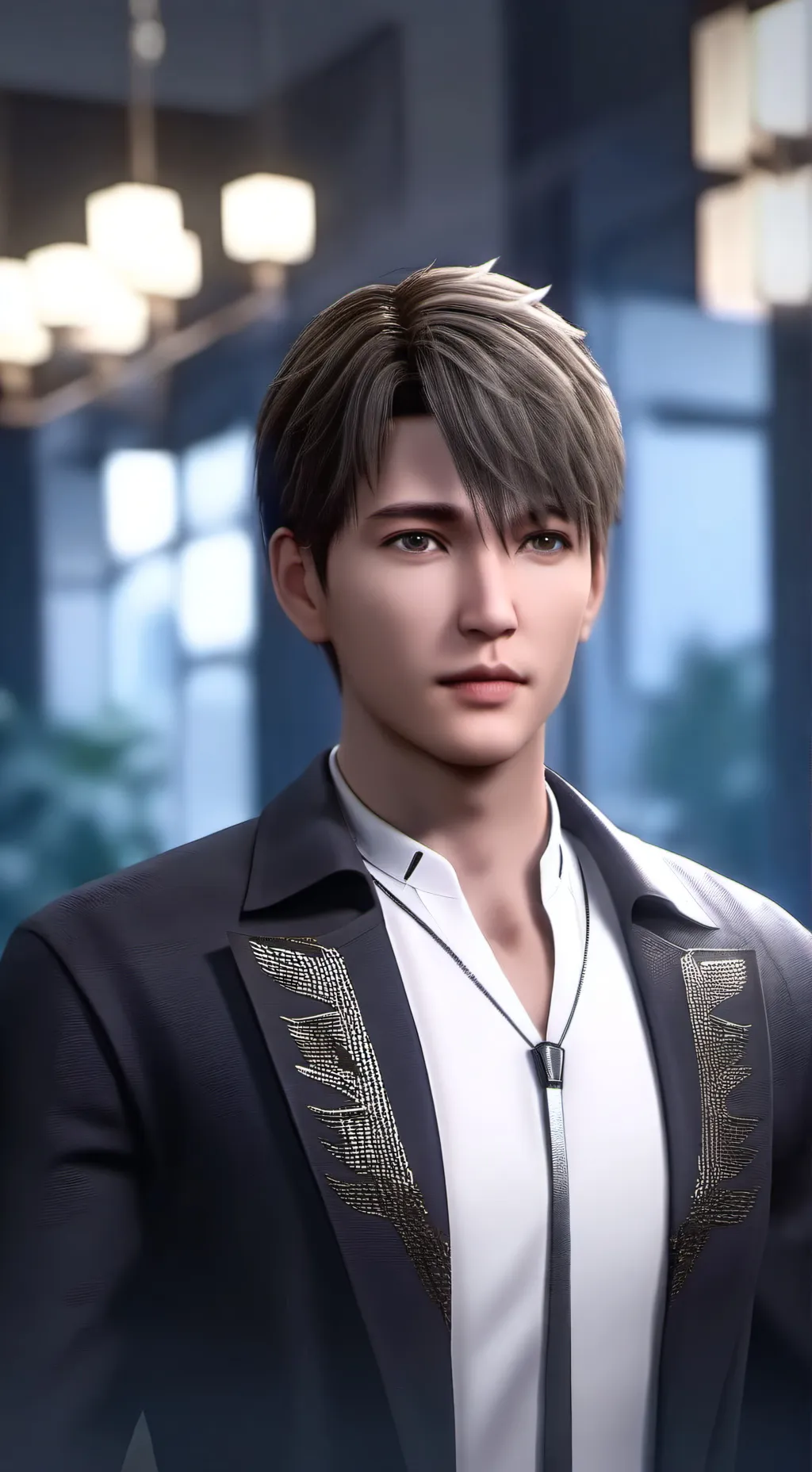 ai character: zombie girl background