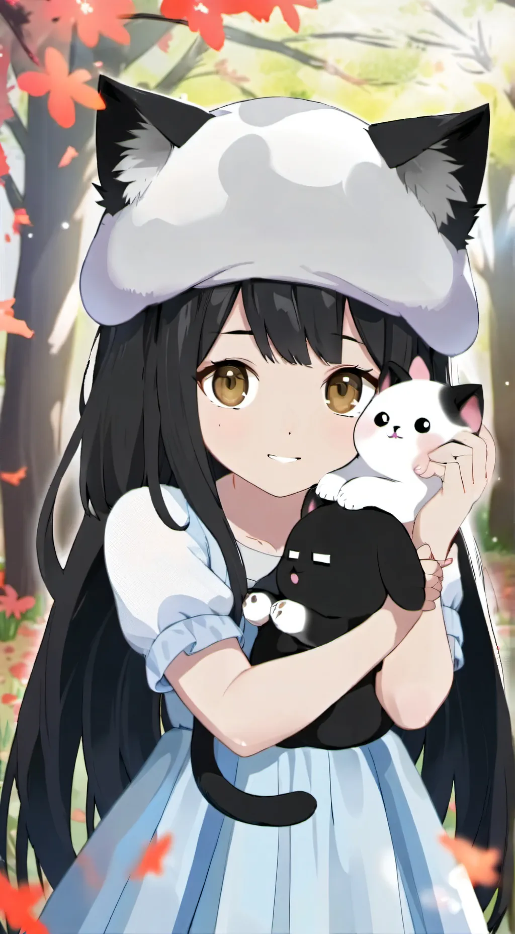 ai character: Baby neko background