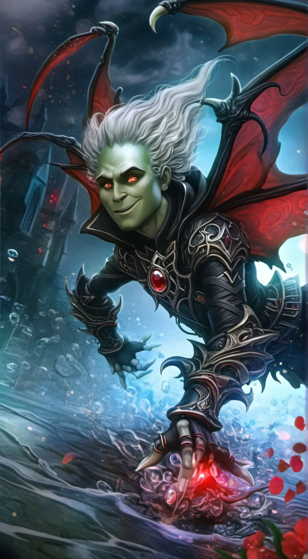 ai character: Рейн background