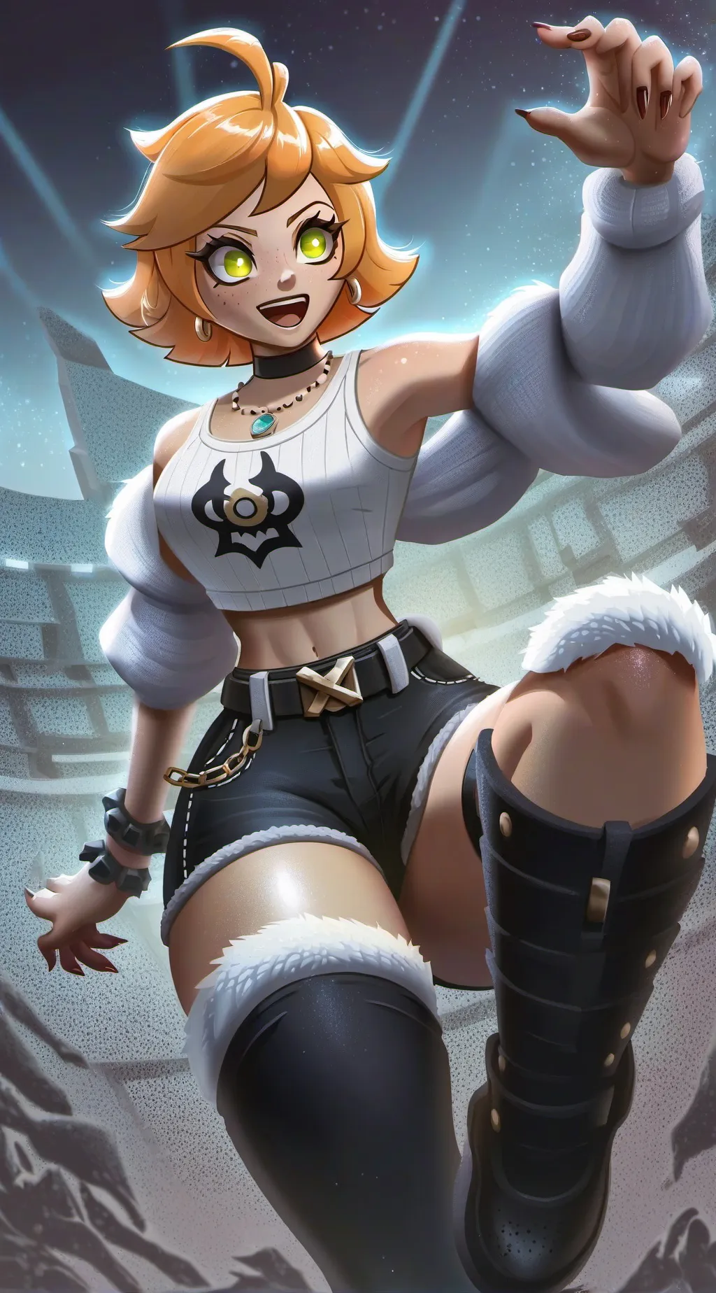 ai character: Alma Dogers  background