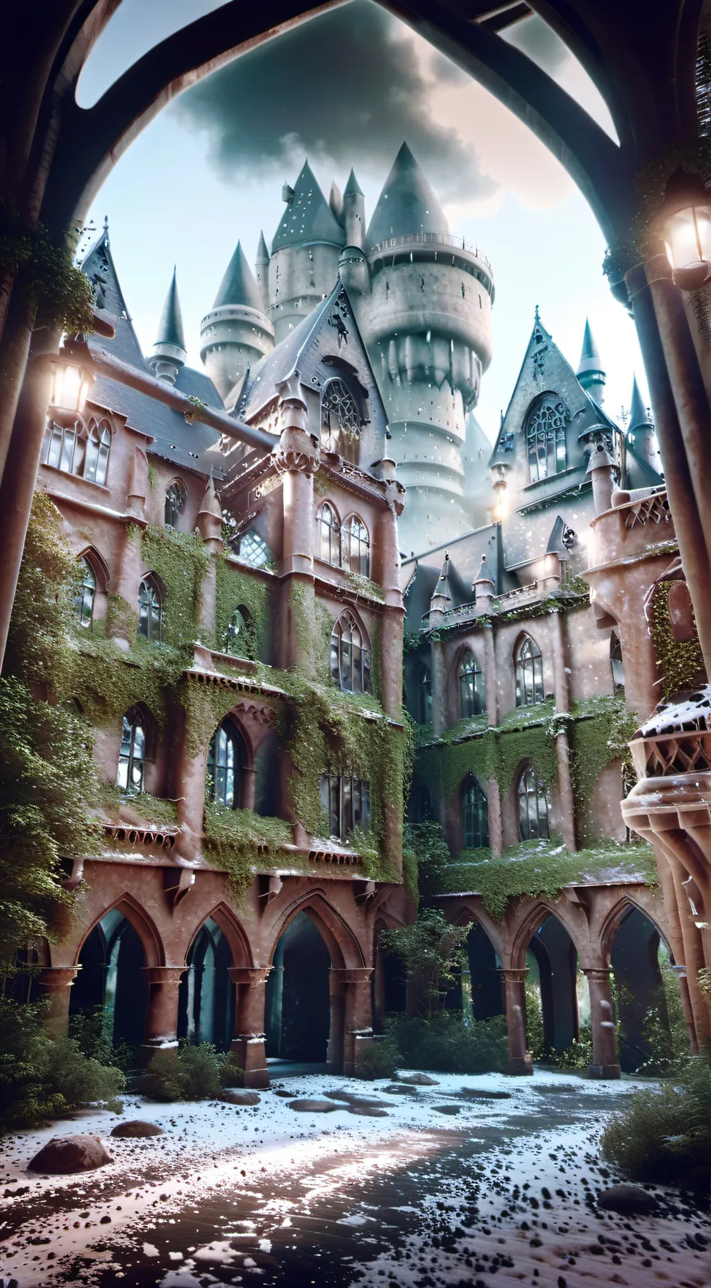 ai character: Hogwarts background