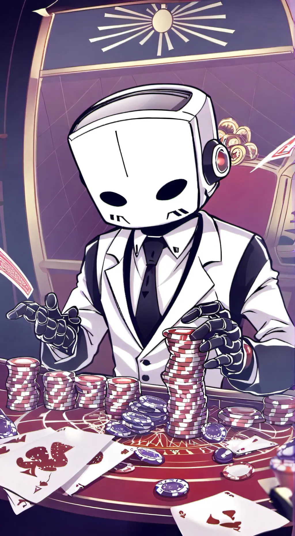 ai character: Siri+GigixShrimpo background