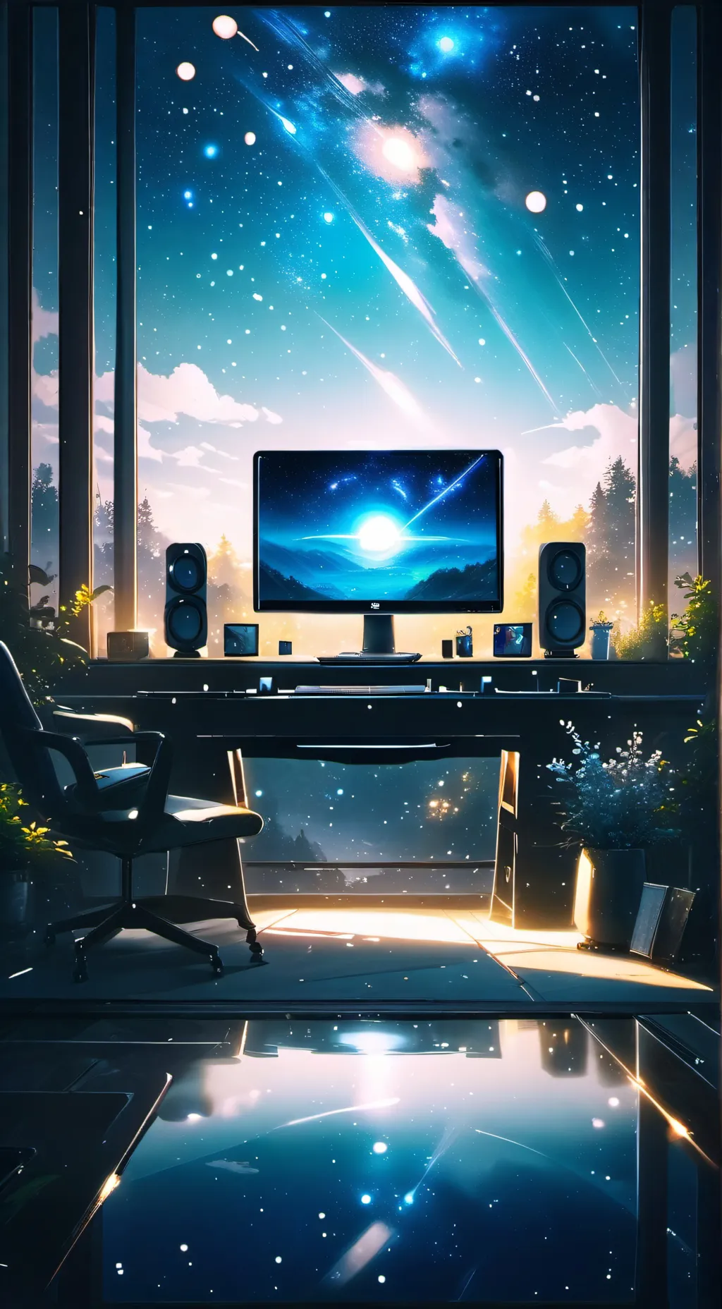 ai character: orion at 4M background