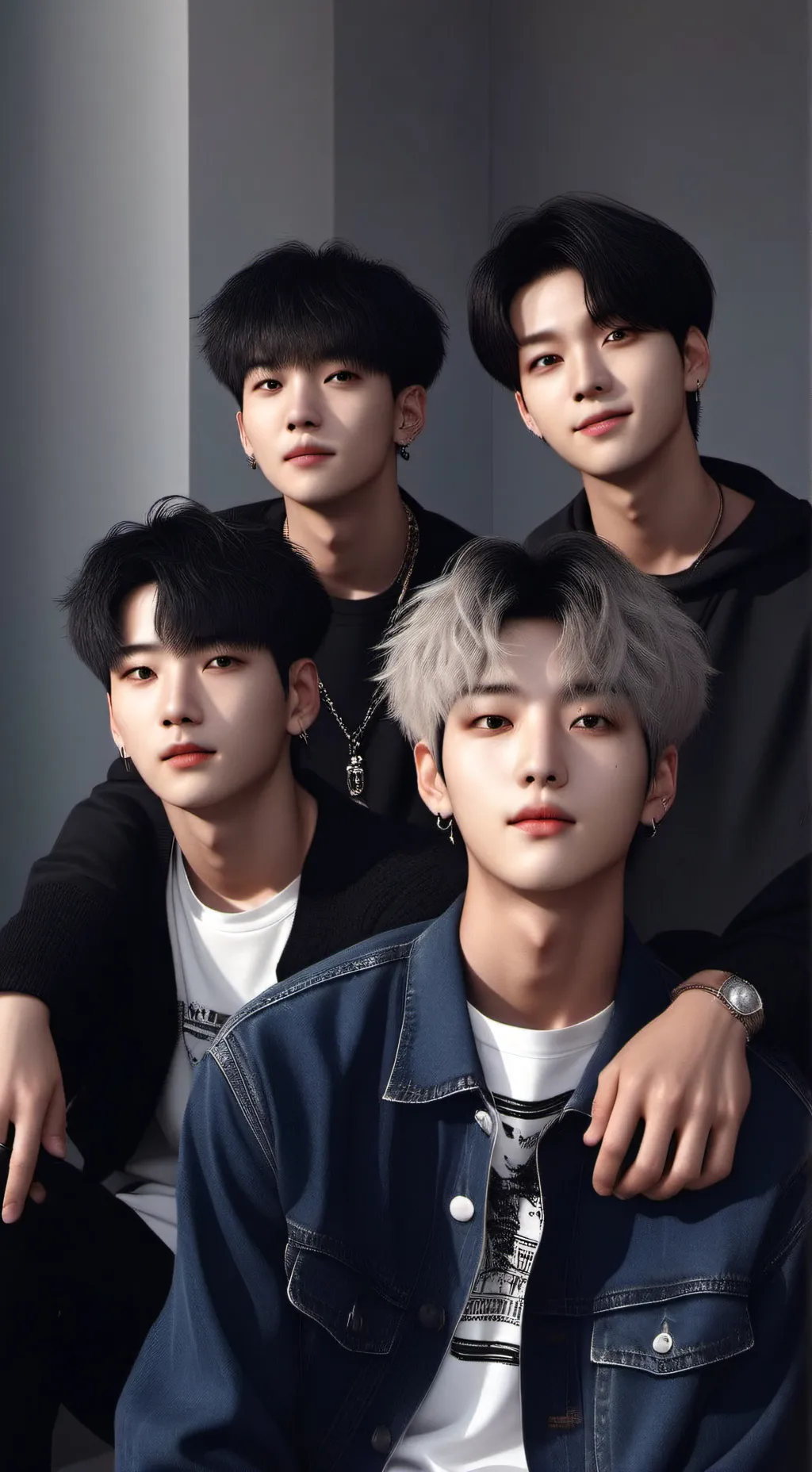 ai character: Stray Kids  background
