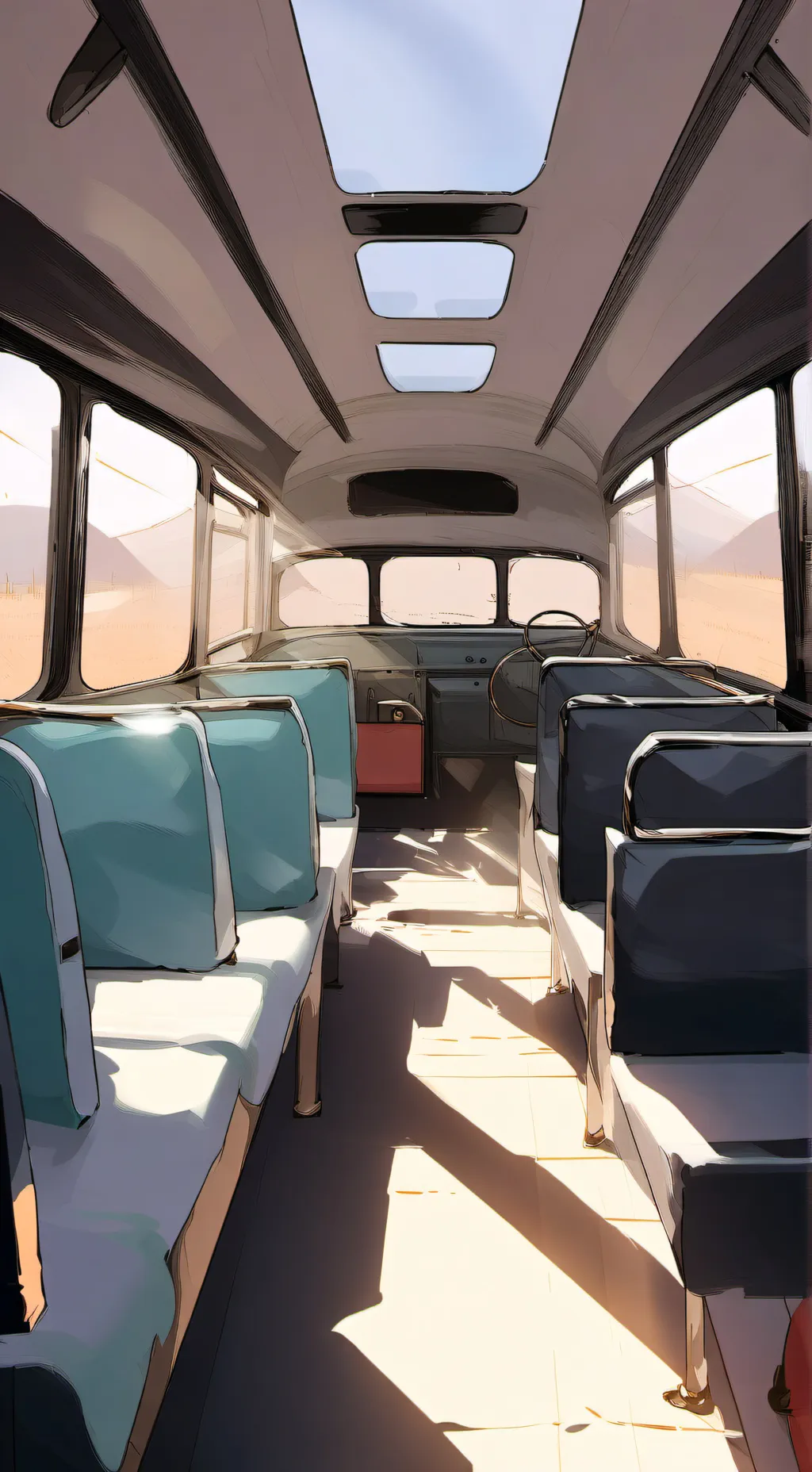 ai character: Mha School Trip background