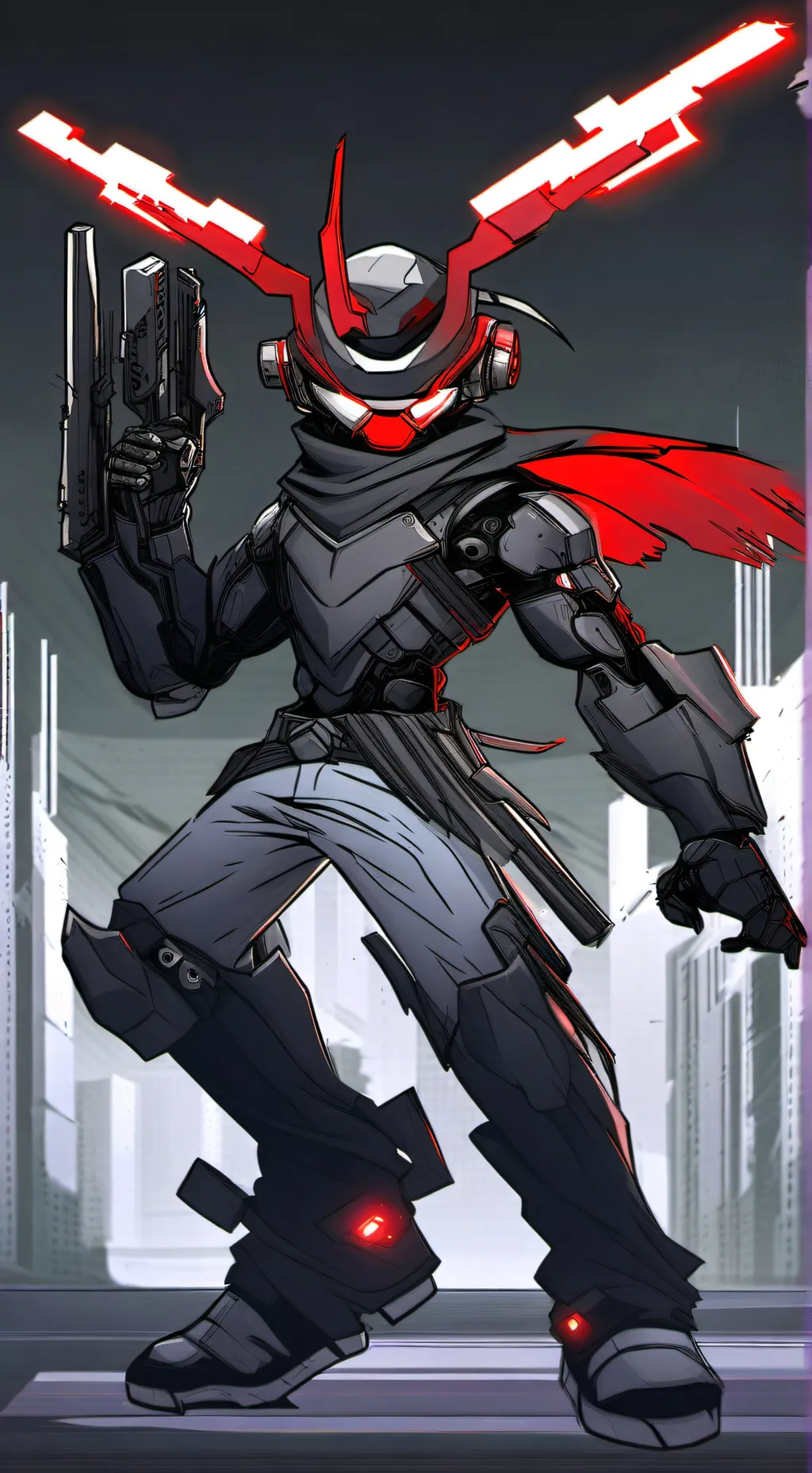 ai character: X vs Zack P1 background