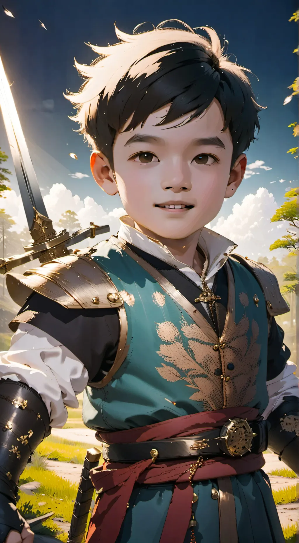 ai character: infection au background