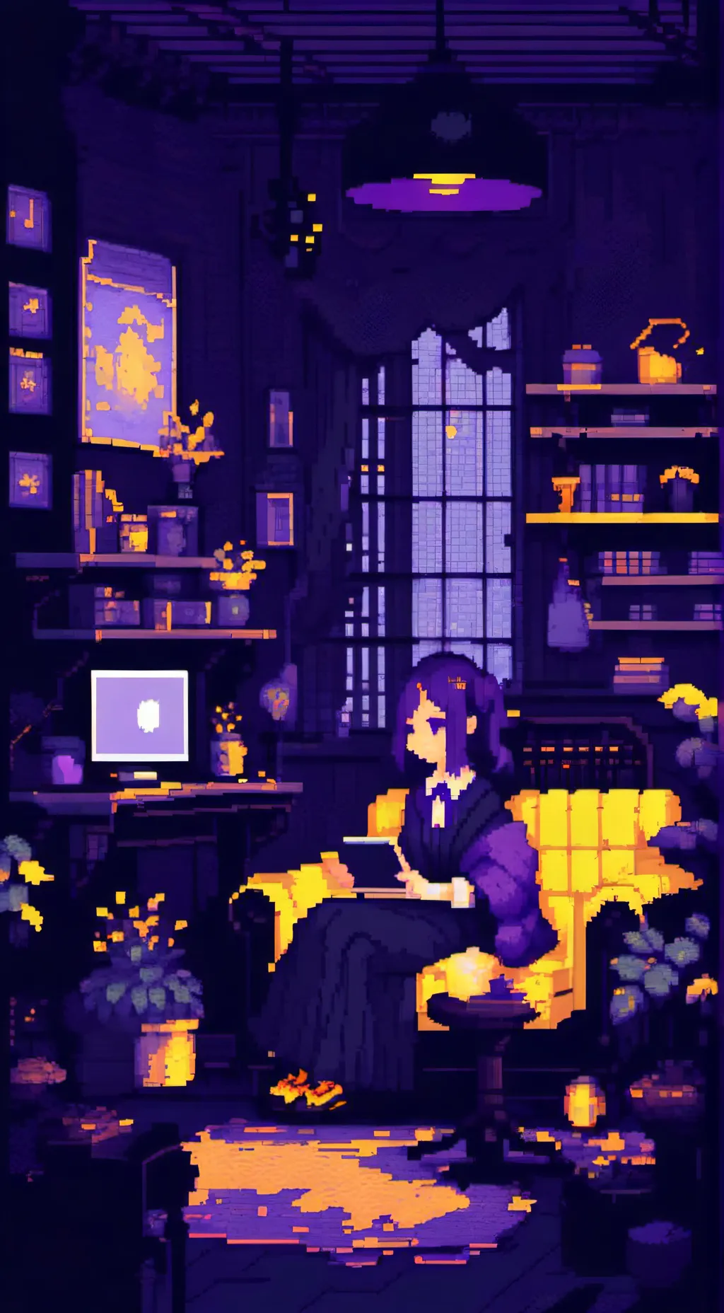 ai character: KPDH sleepover! background