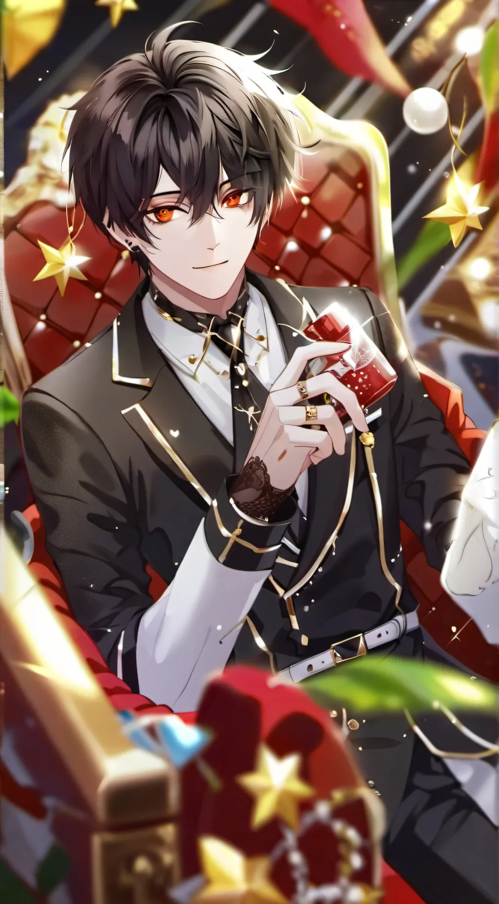 ai character: Gay friend  background