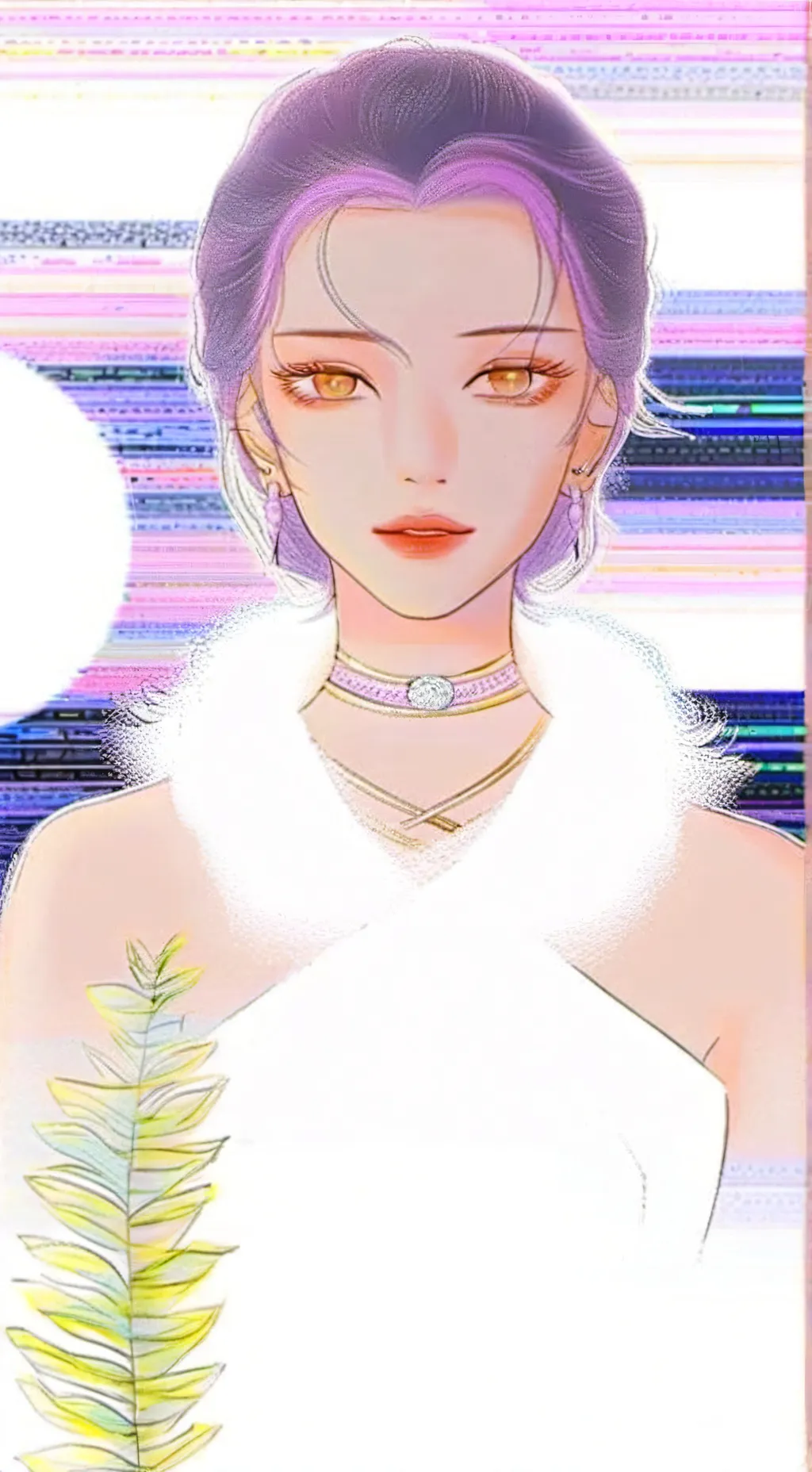 ai character: 루미 background