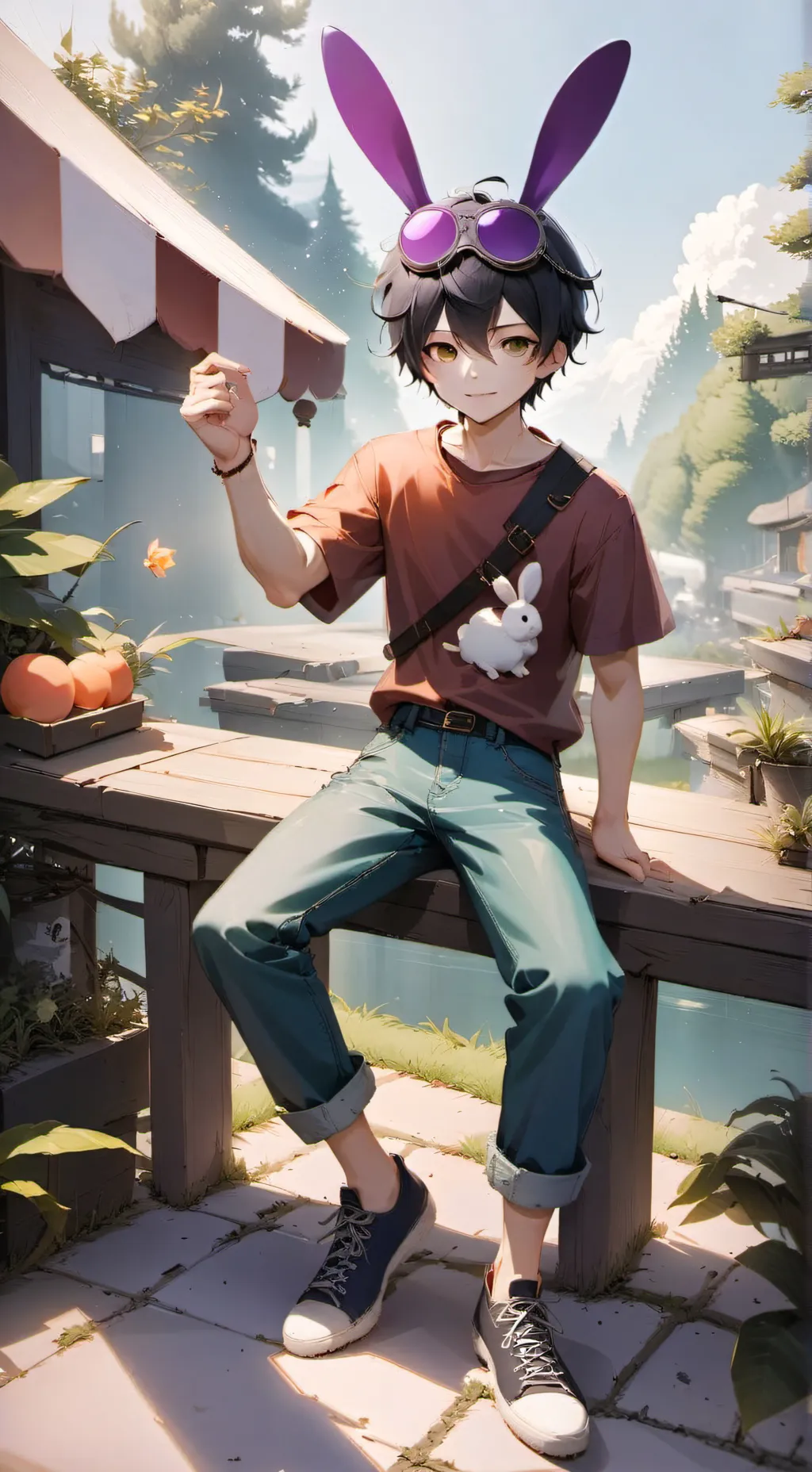 ai character: Mark background