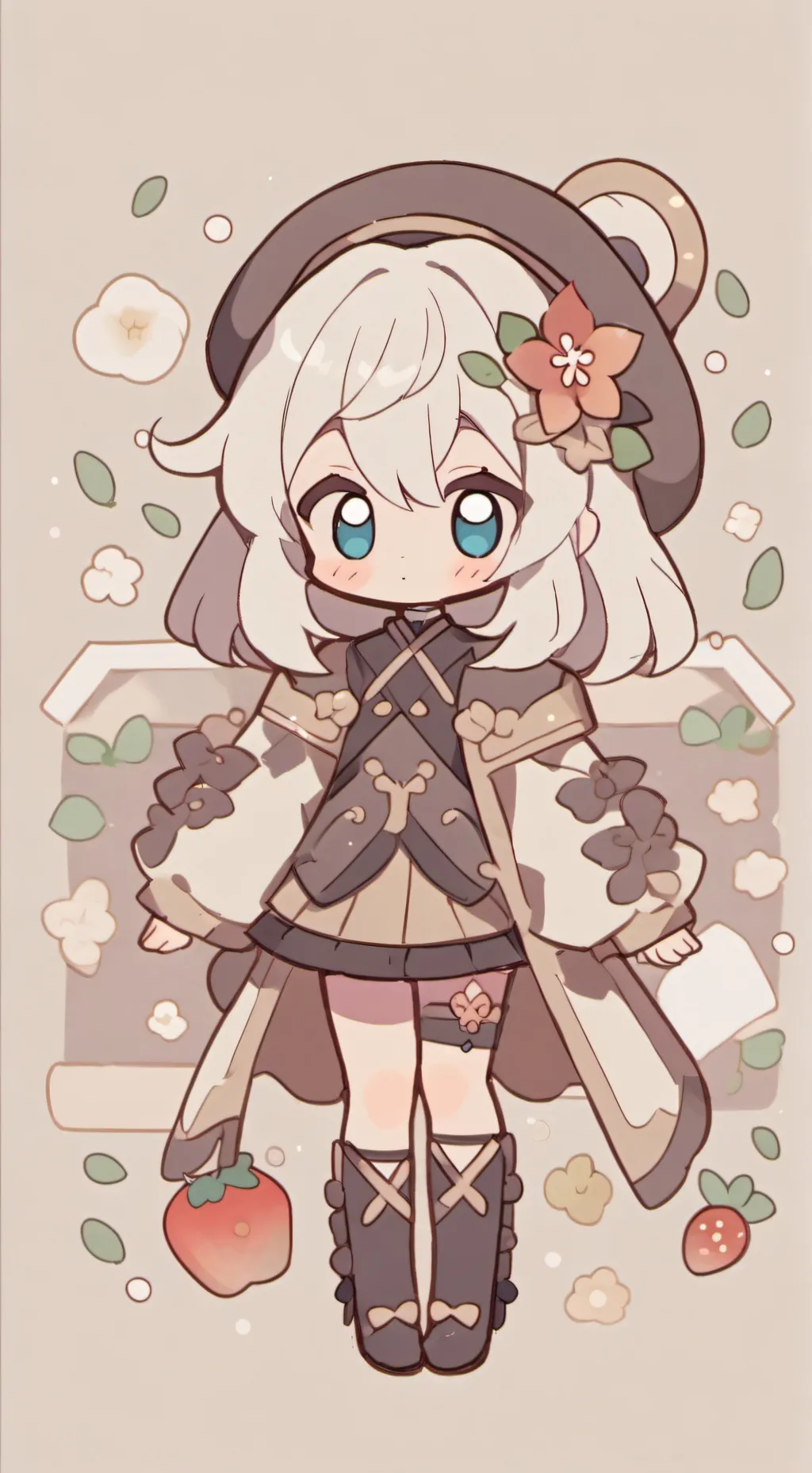 ai character: manu🍒 background