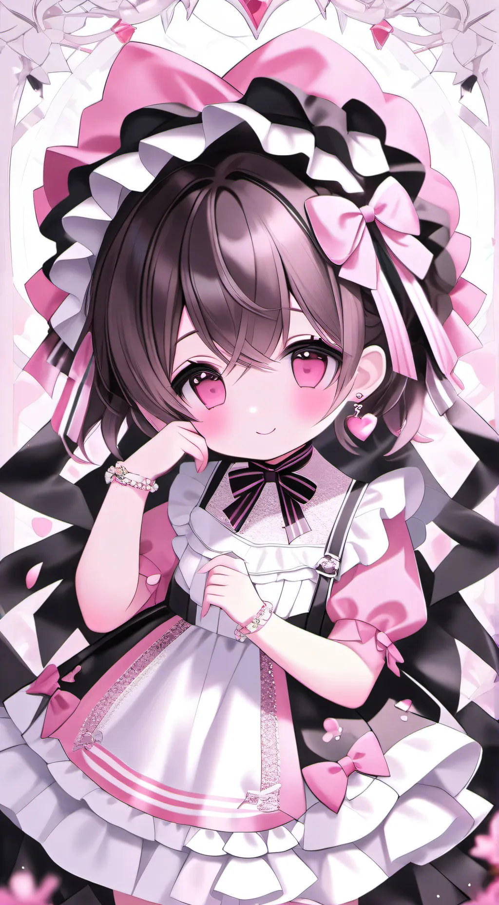 ai character: •—mari—• background