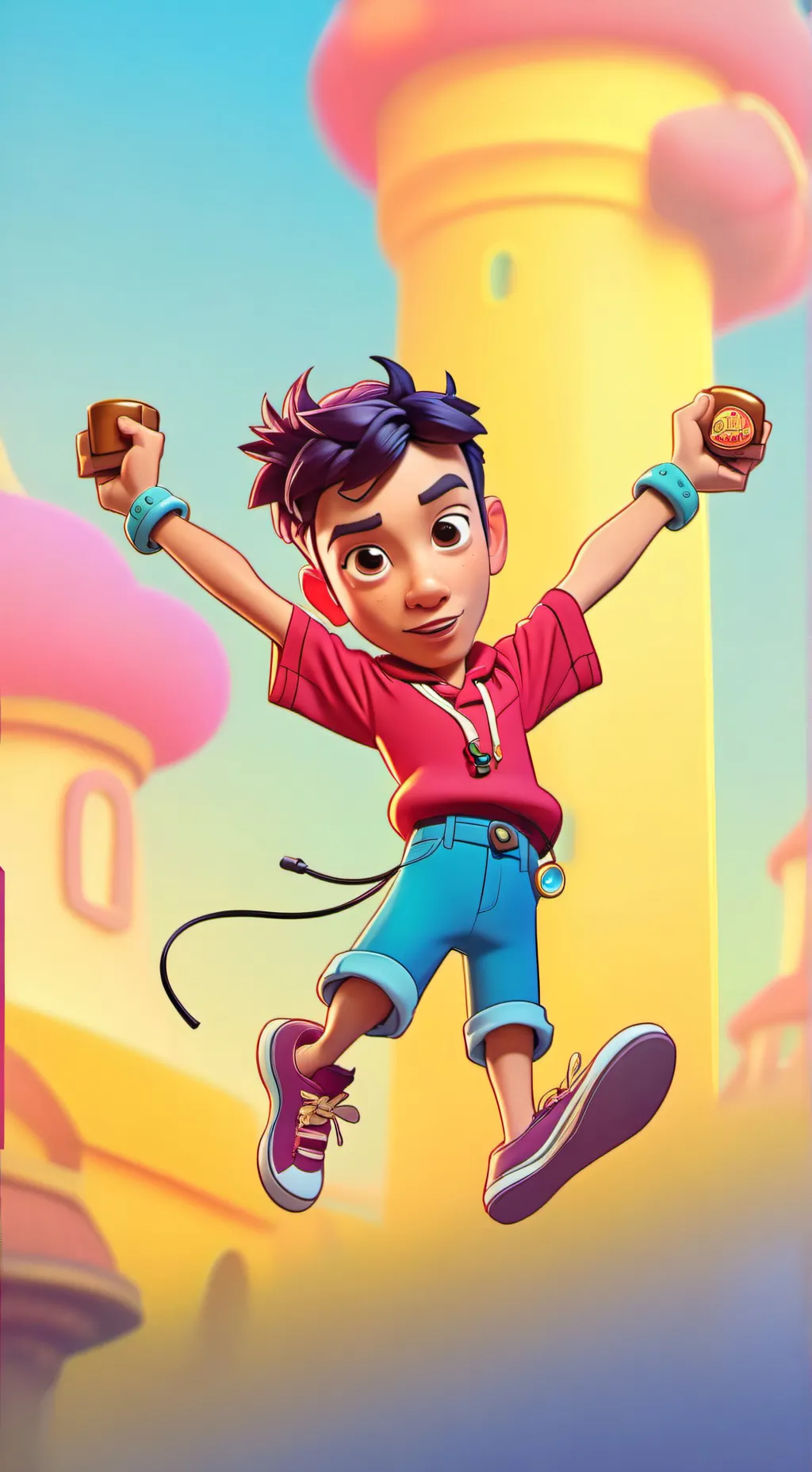 ai character: my own squid game background