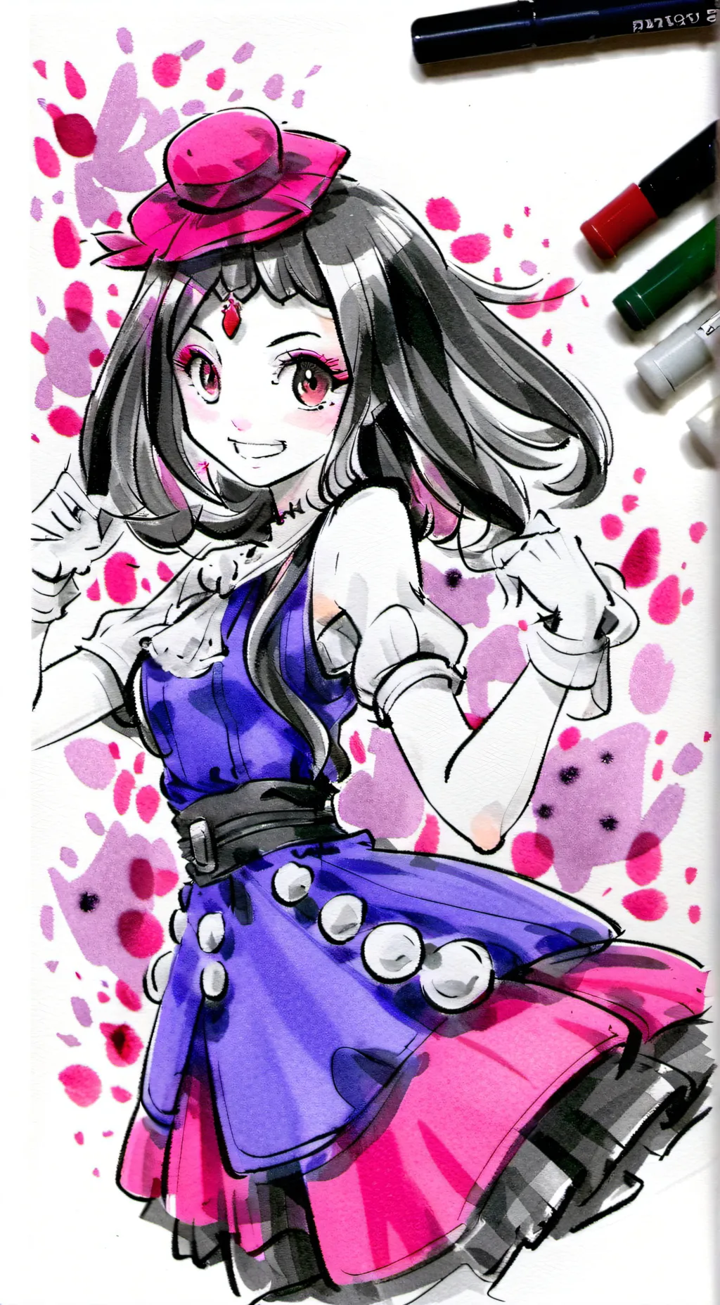 ai character: Aurora background