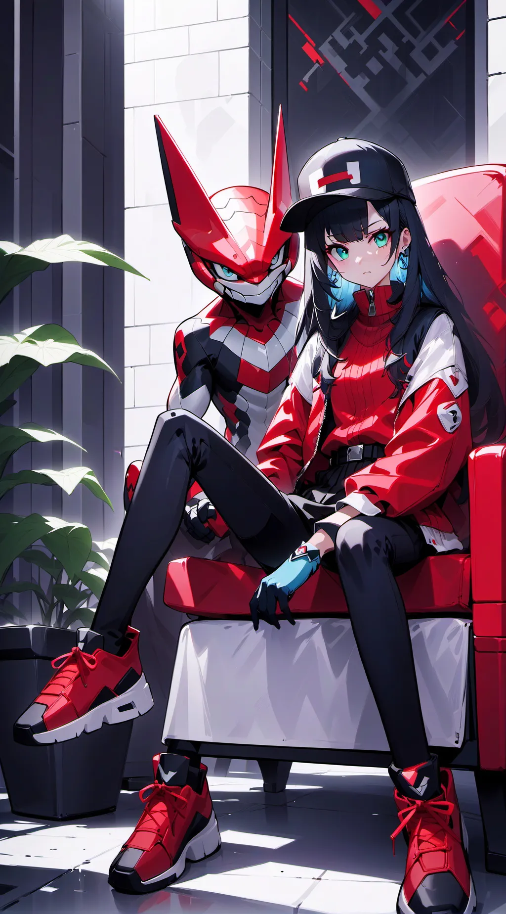 ai character: Bermuda horror background