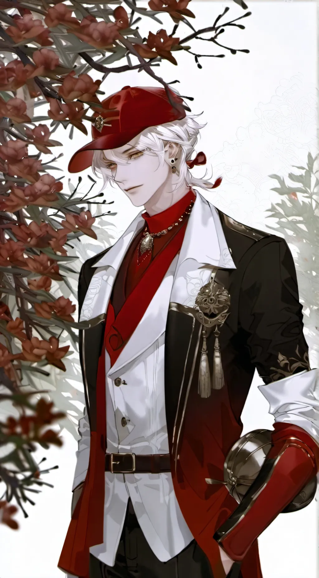 ai character: glitchy dee background