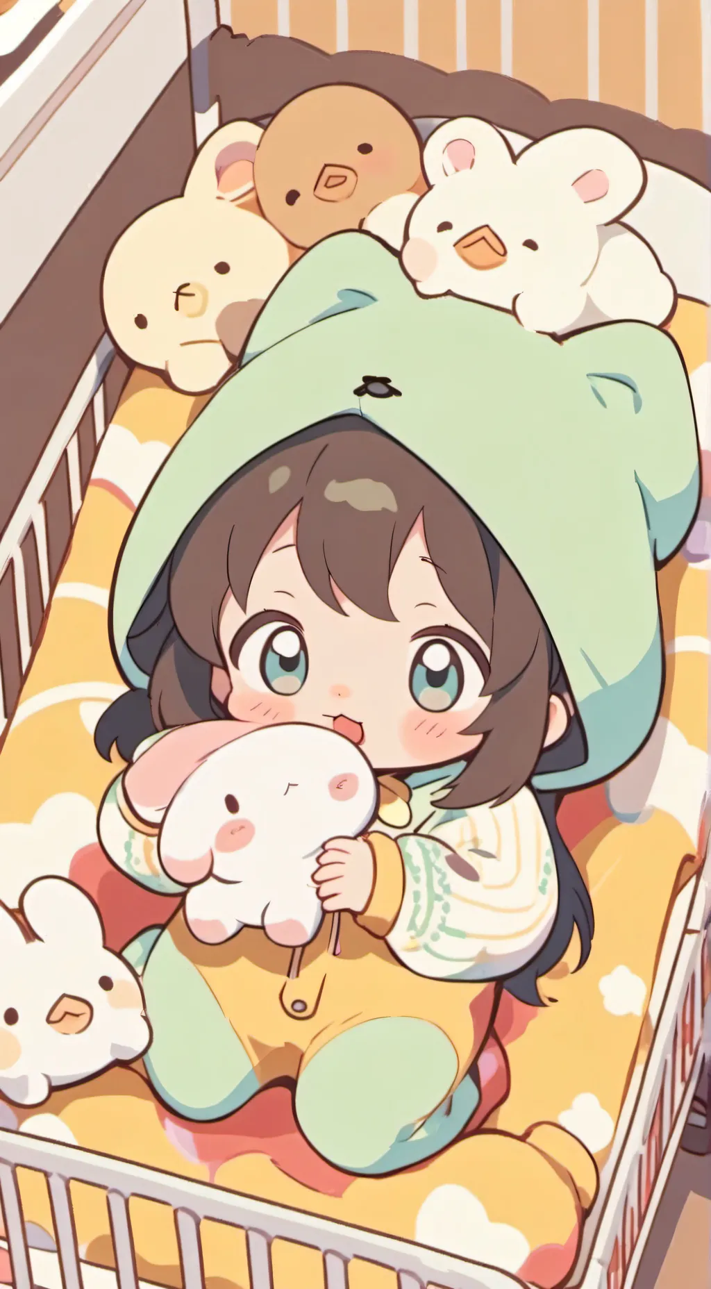 ai character: You are the baby background