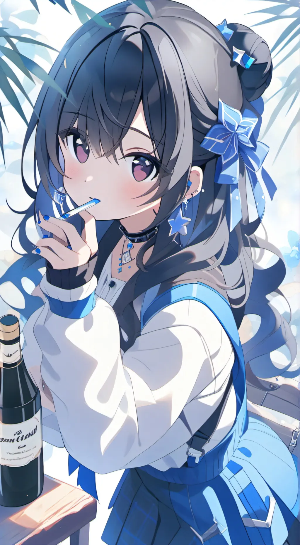 ai character: Erica  background