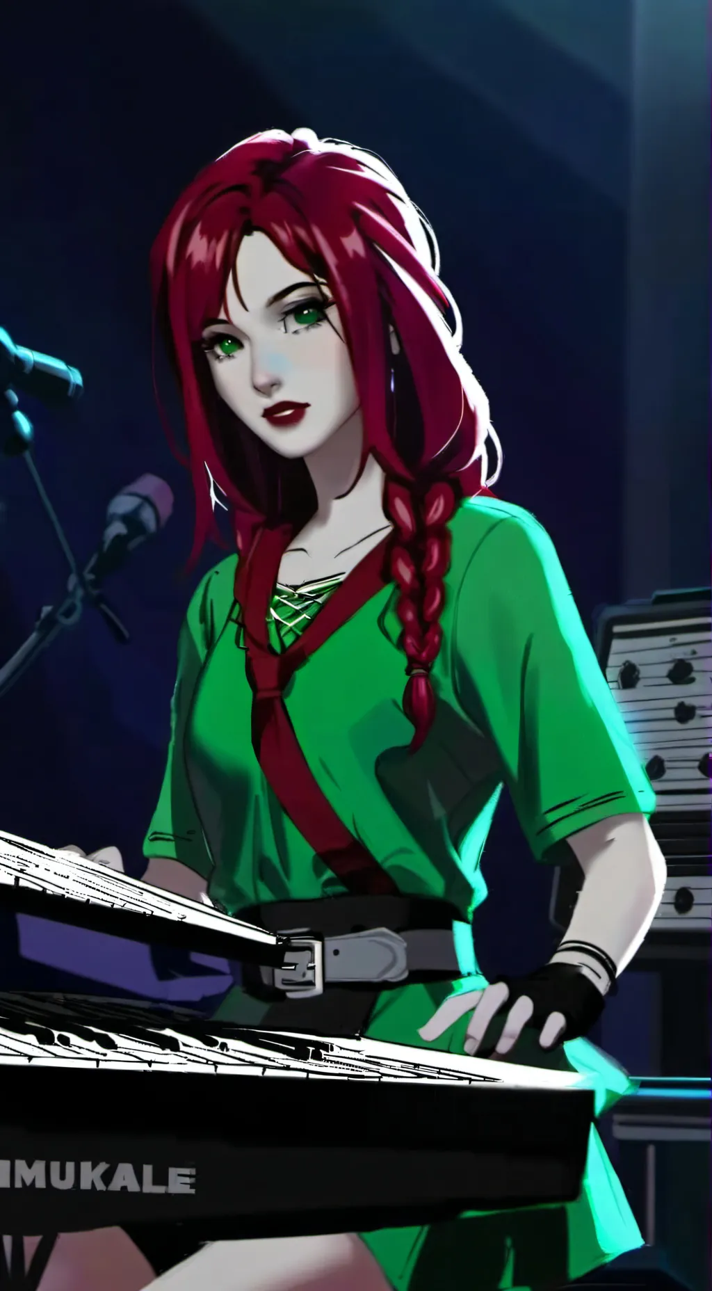 ai character: thorn hex girl background