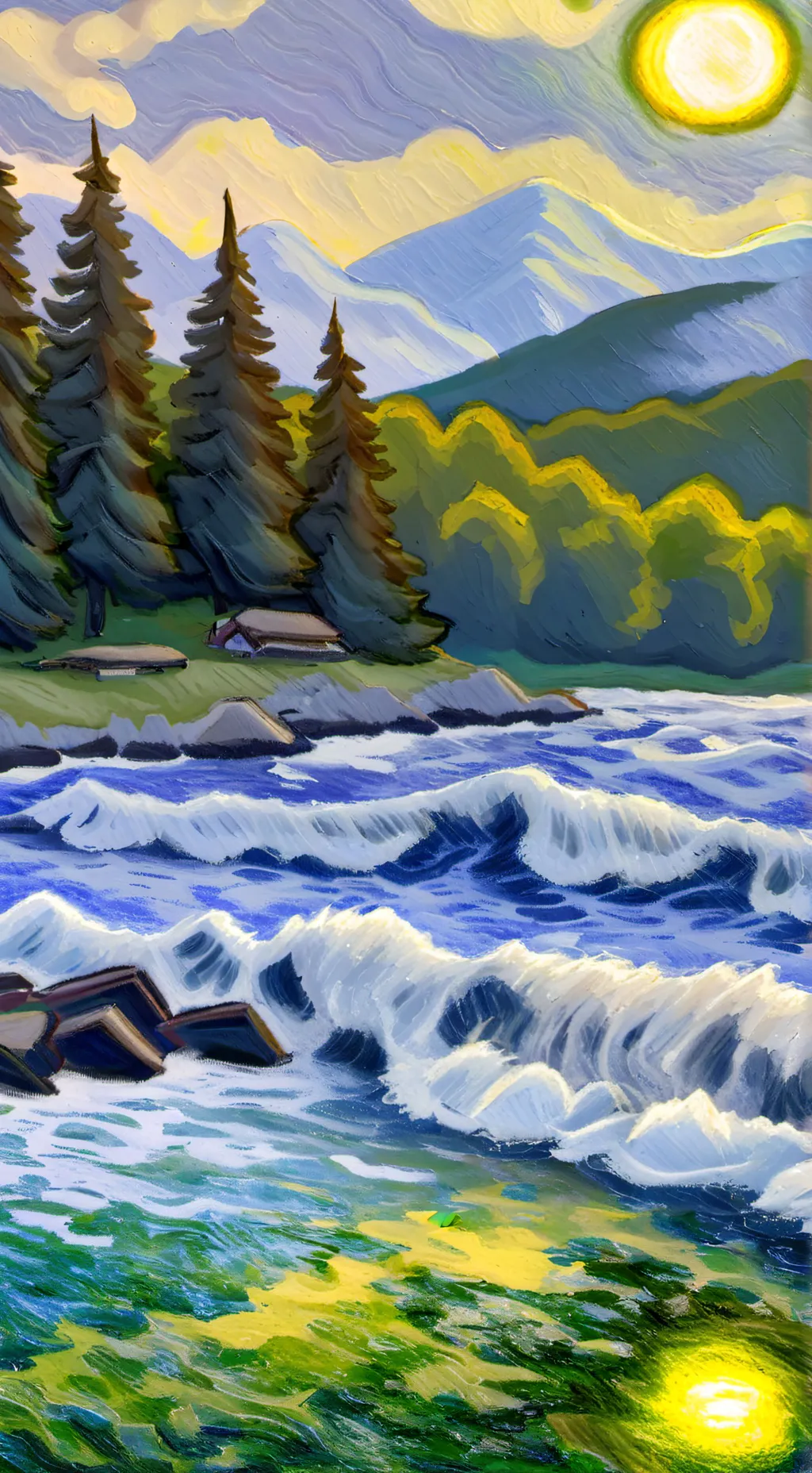 ai character: PONY!!!!!!! background