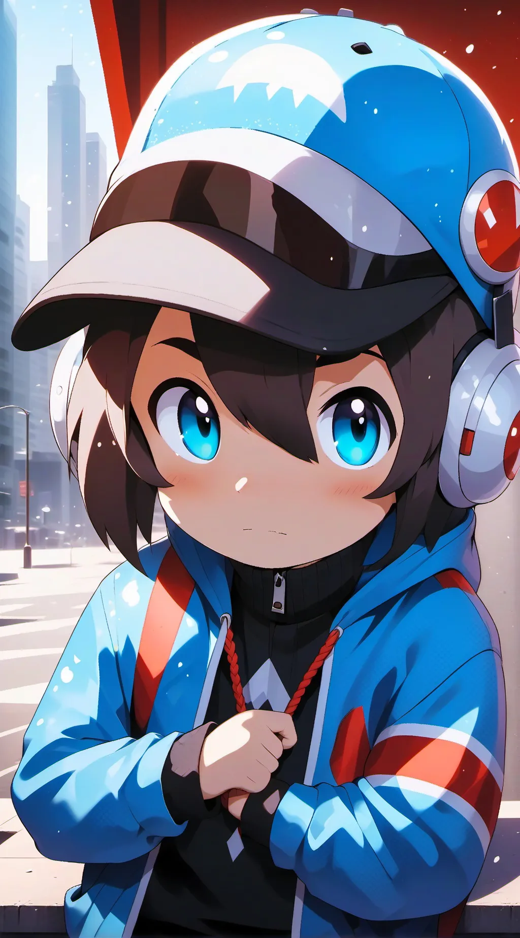 ai character: Luna background