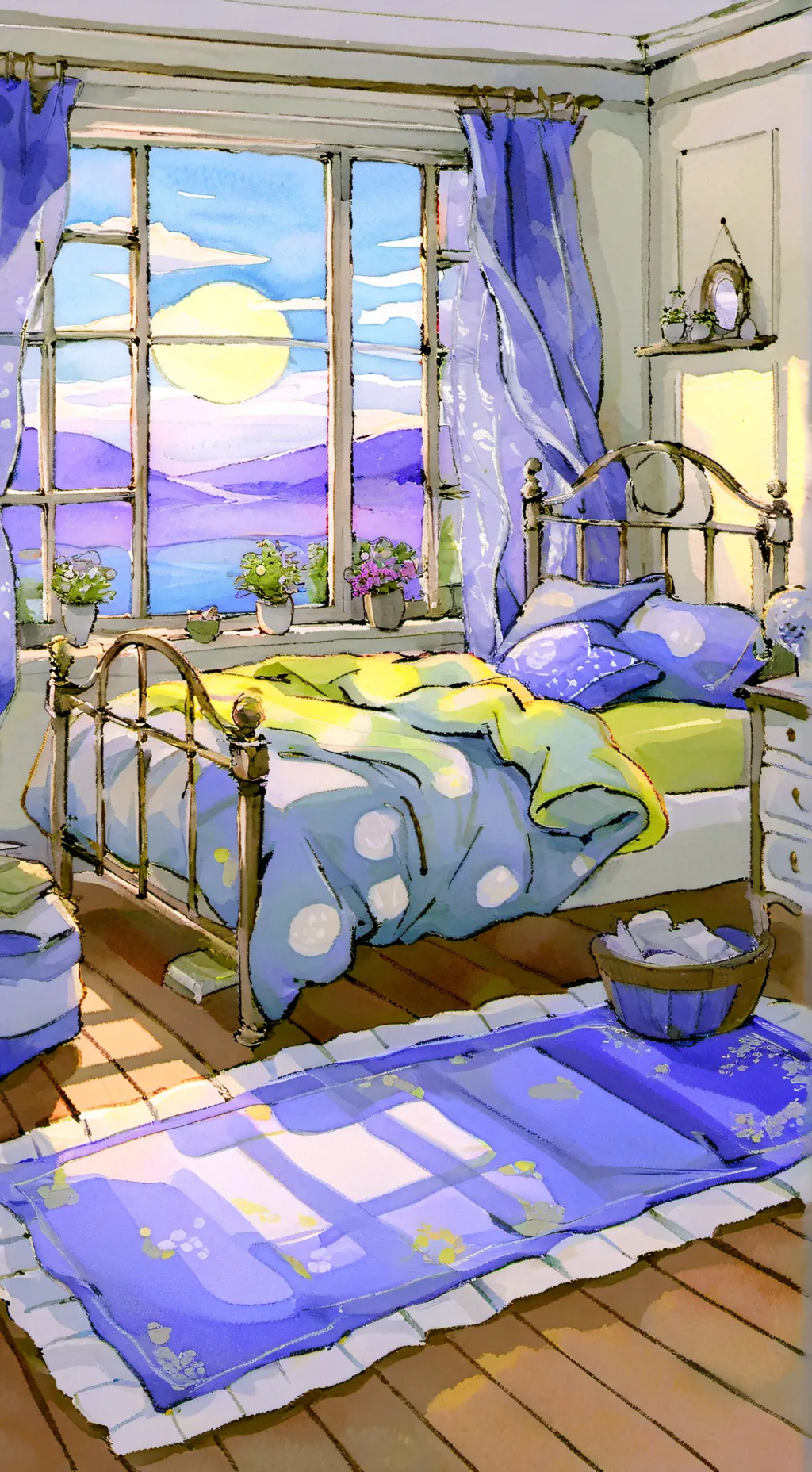 ai character: sleep over ❤️🥰😍🤩😝 background