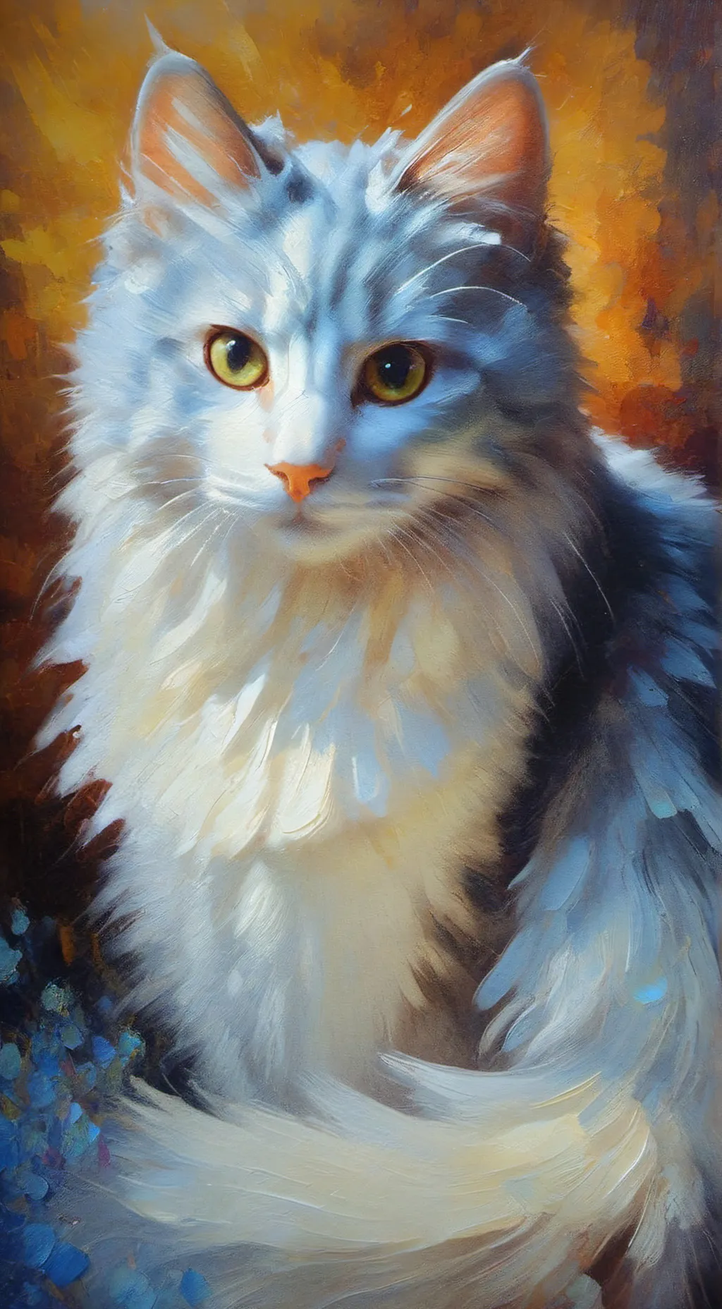 ai character: kitten background