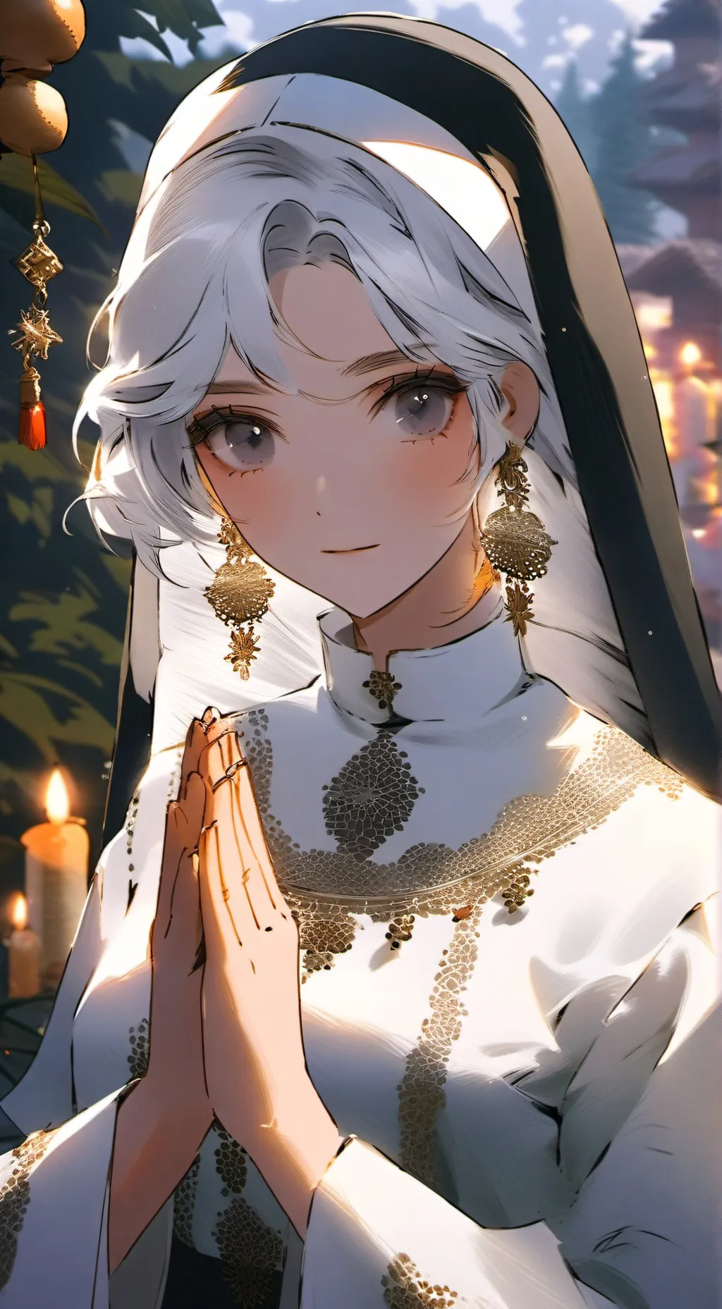 ai character: Nun Wenda background