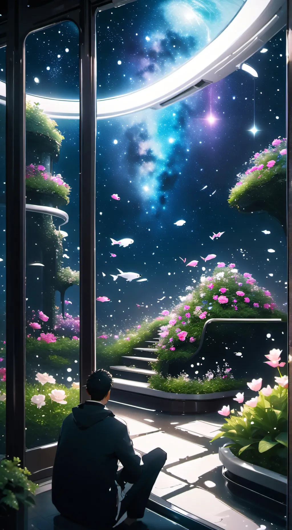 ai character: subway runergarden background