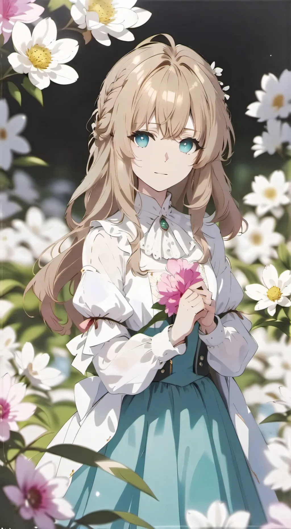 ai character: Evie  background