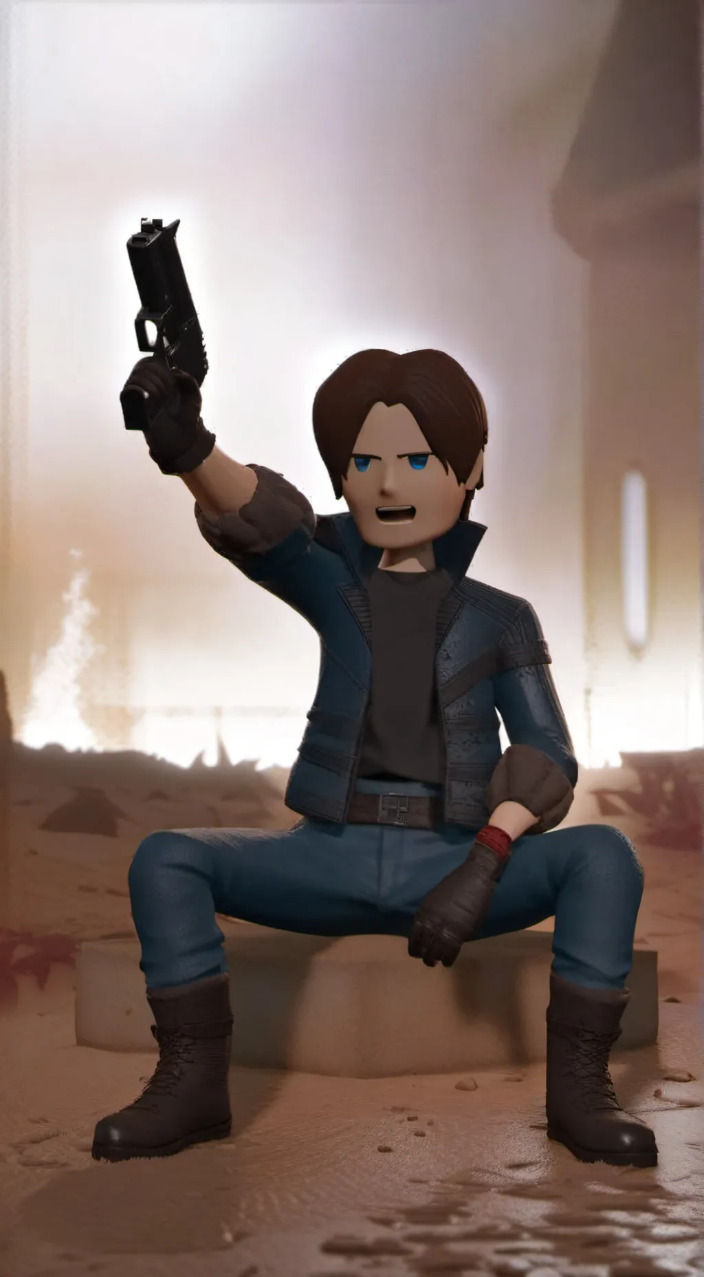 ai character: leon s. kennedy background