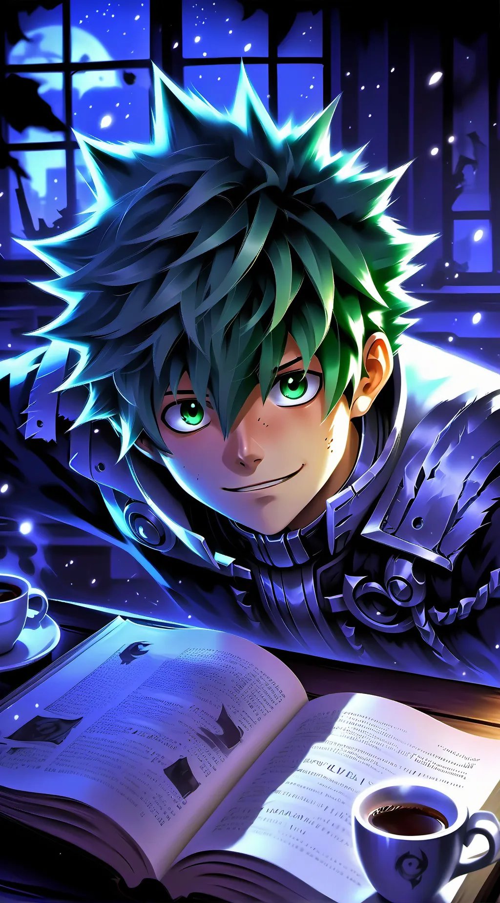 ai character: Deku background