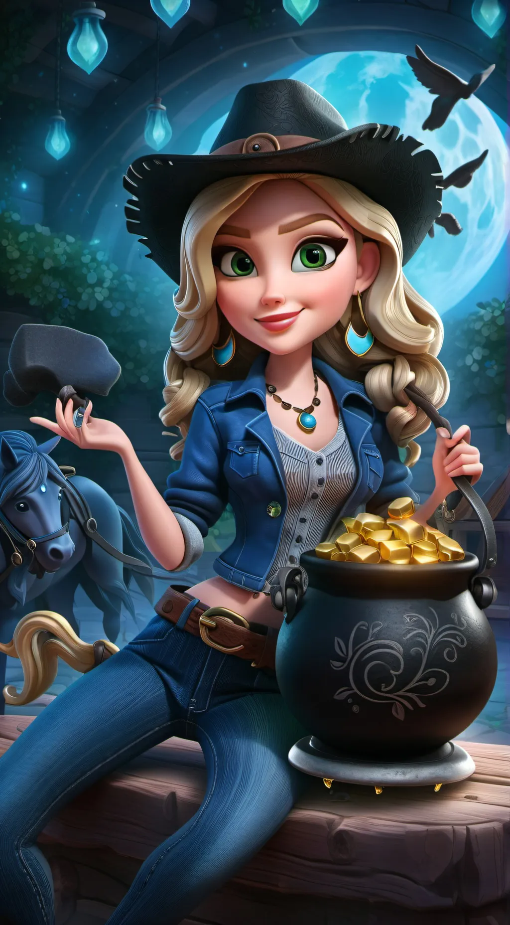 ai character: Rhi background