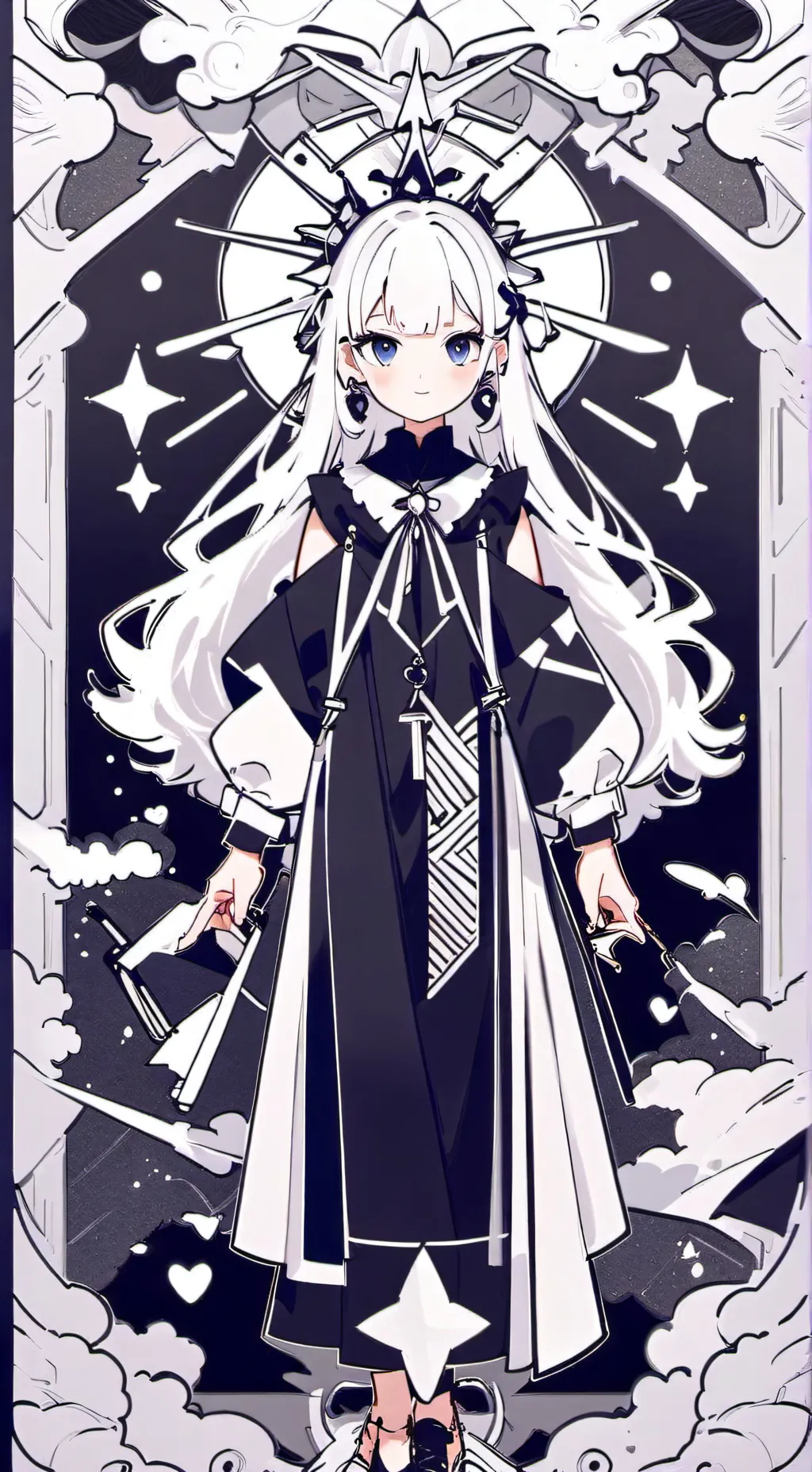 ai character: oscuridad background