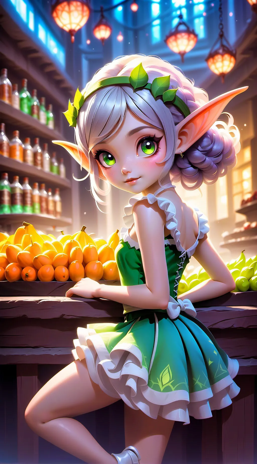 ai character: Pixie Pea background