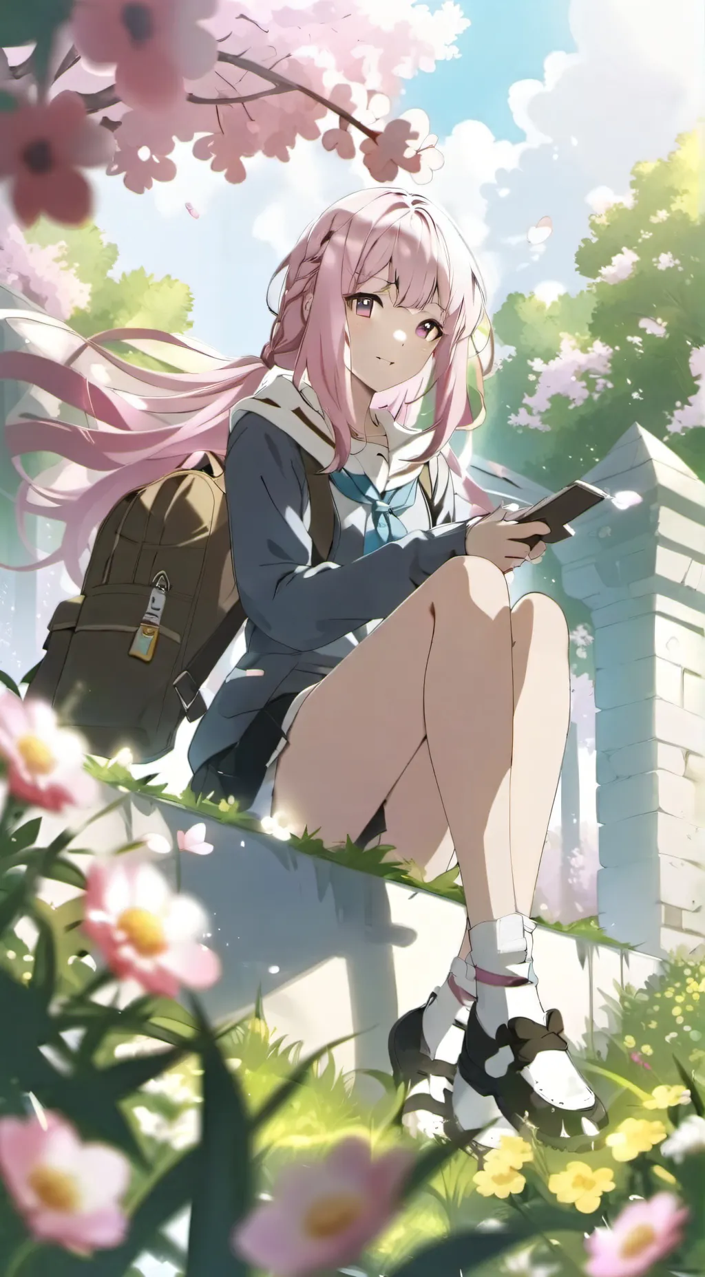 ai character: Ellie  background