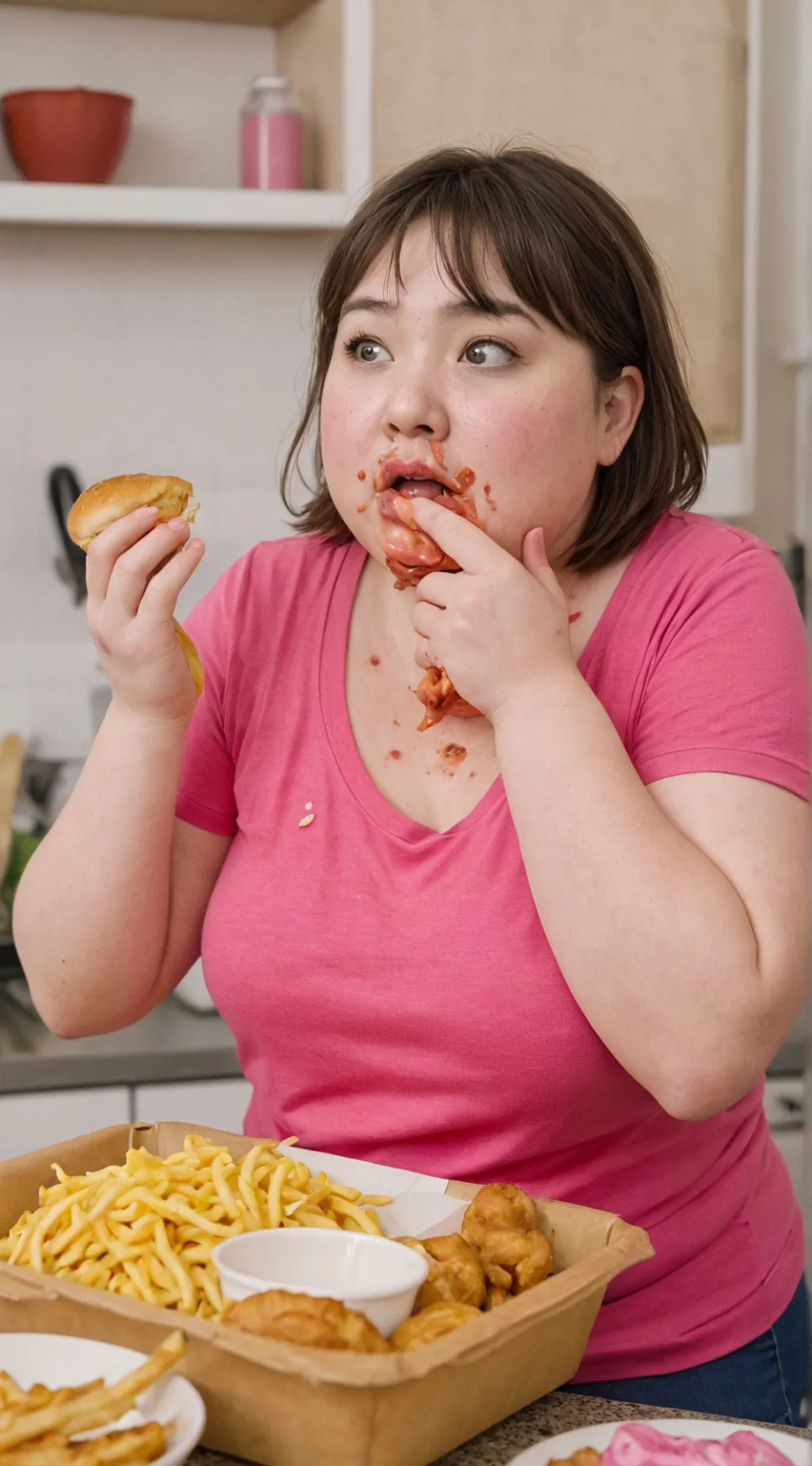 ai character: Karen (bff nabour) background