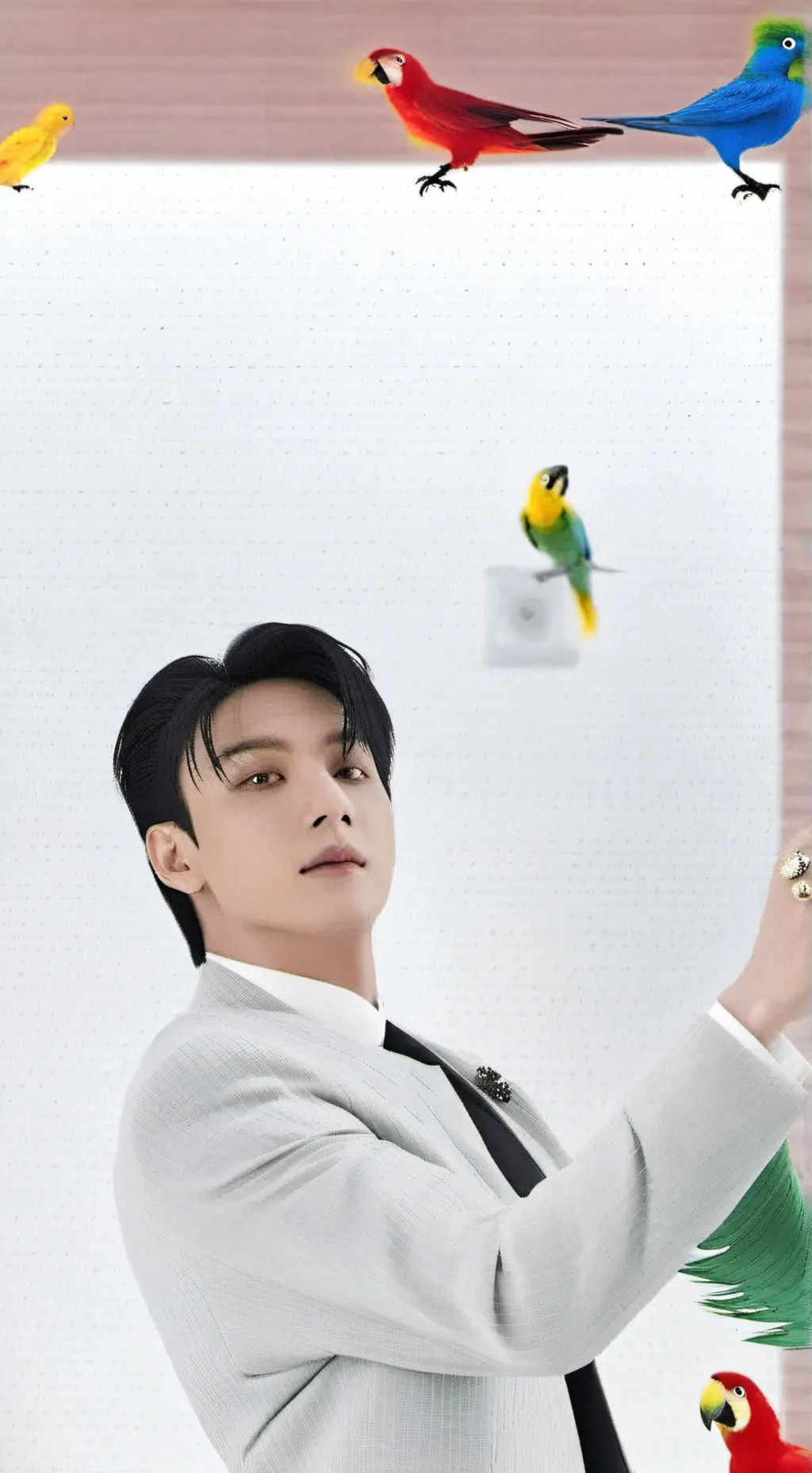 ai character: Pixel background