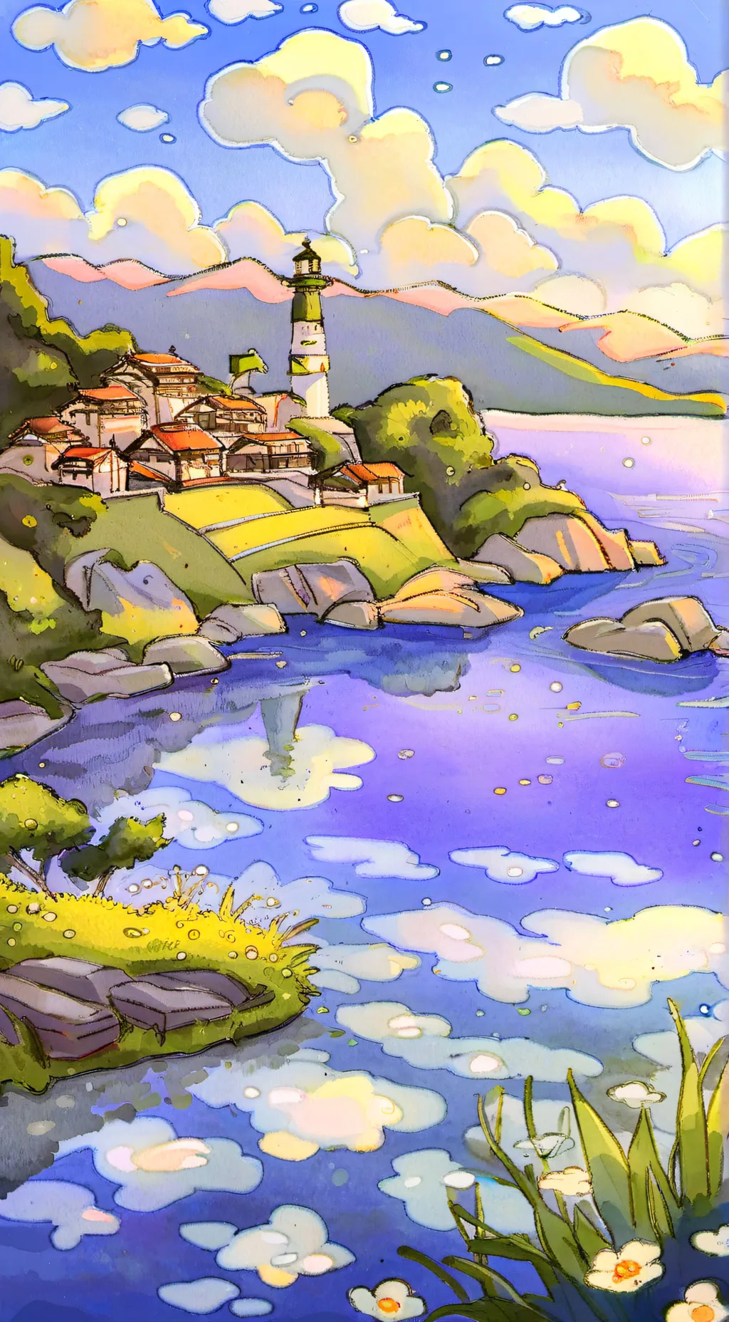 ai character: The stars background