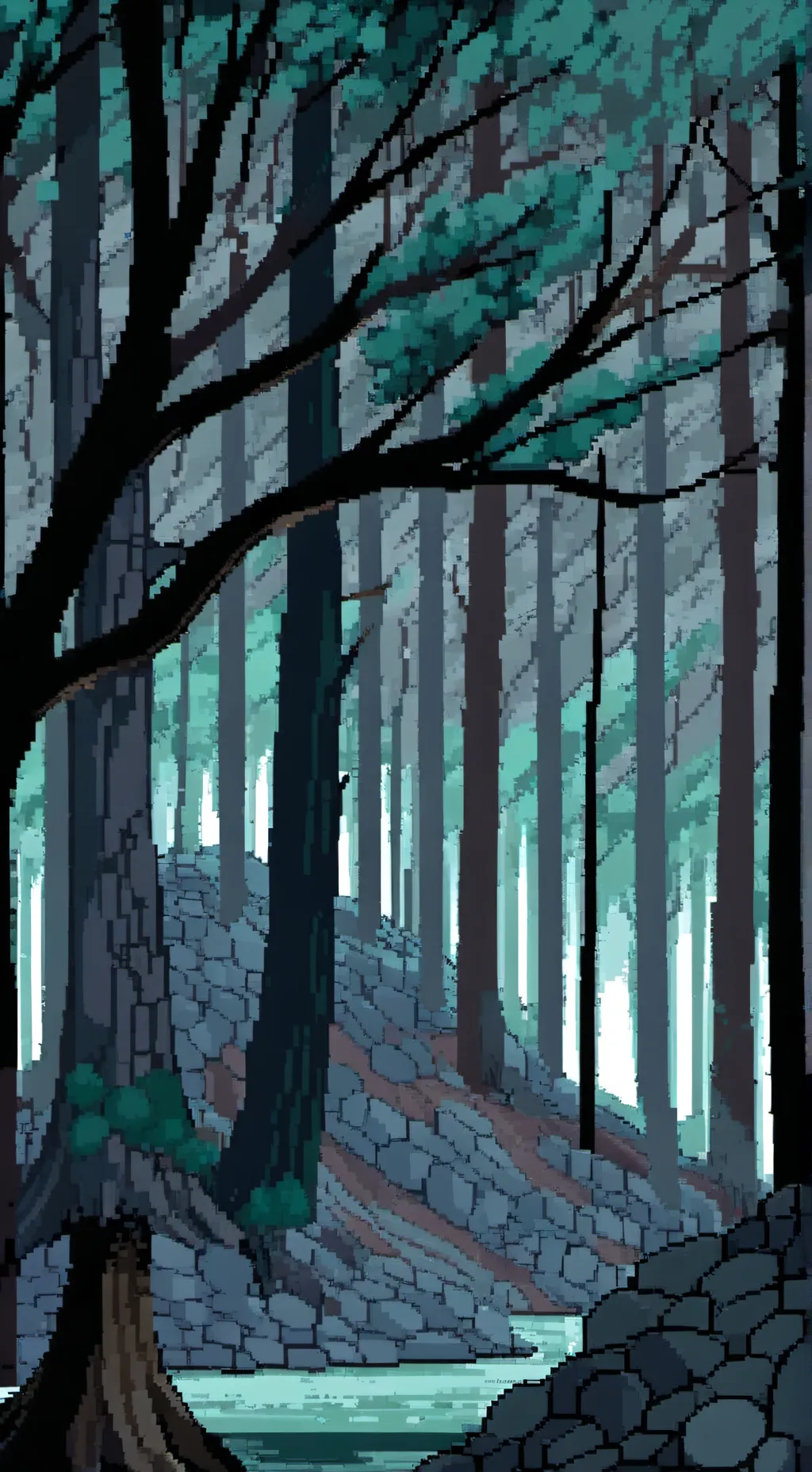 ai character: forest pt.1 background