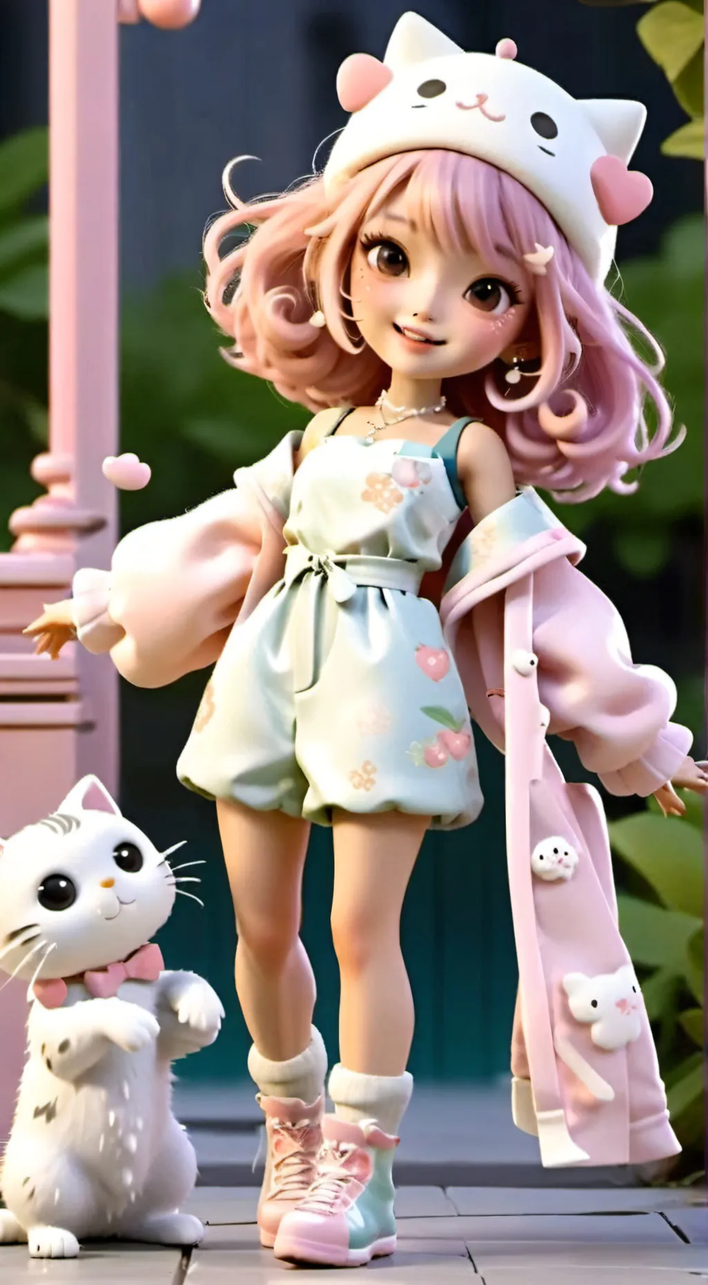 ai character: catch teenieping background